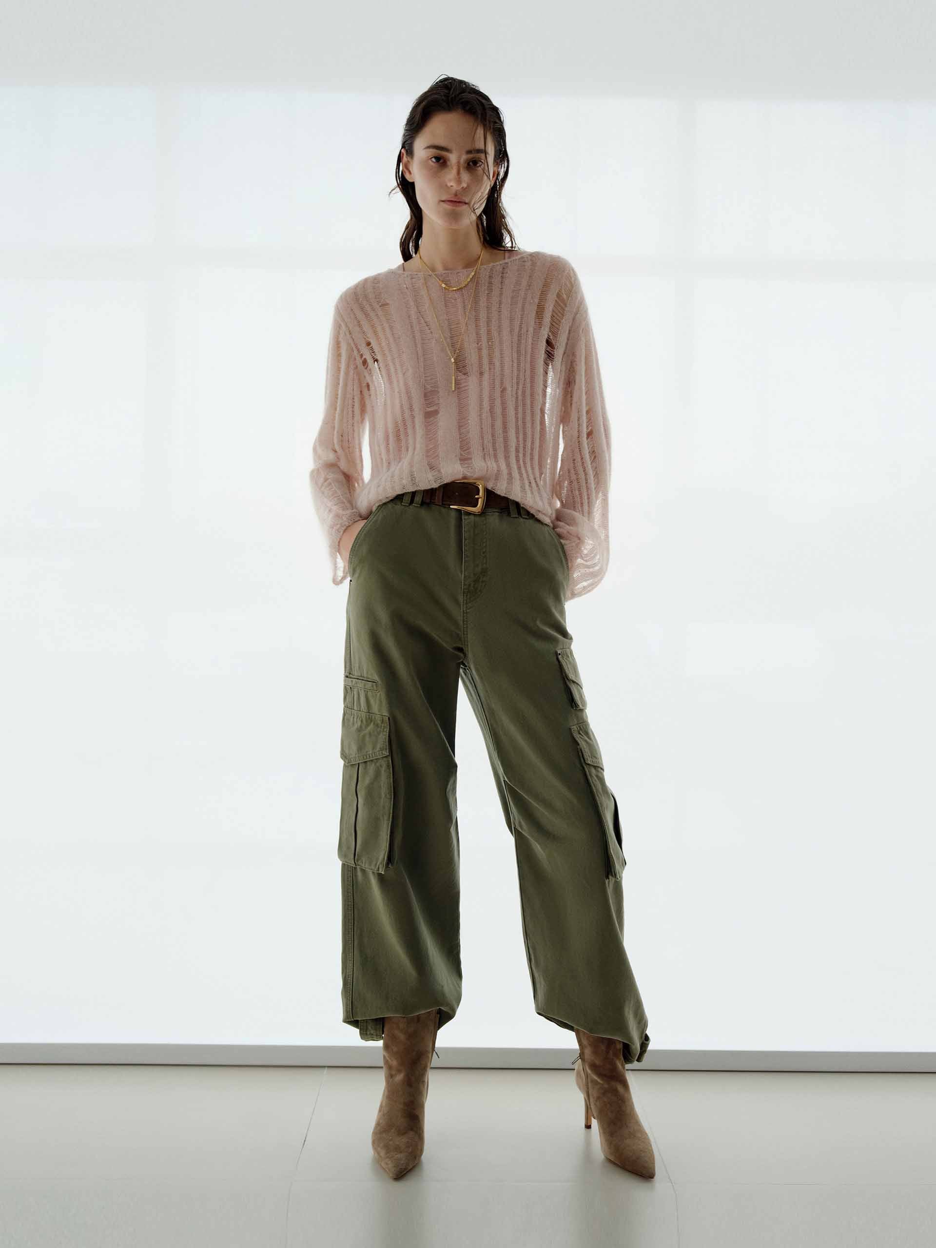 Cargo Style Straight Jeans - Image 2