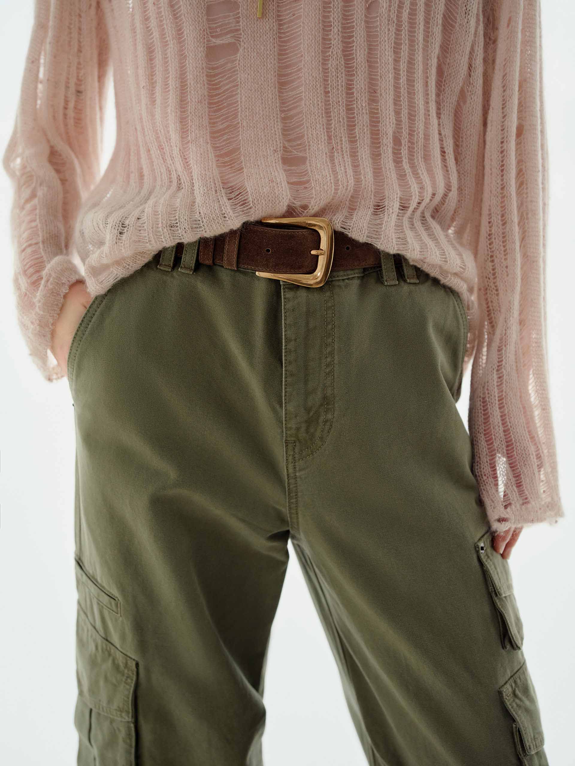 Cargo Style Straight Jeans - Image 7