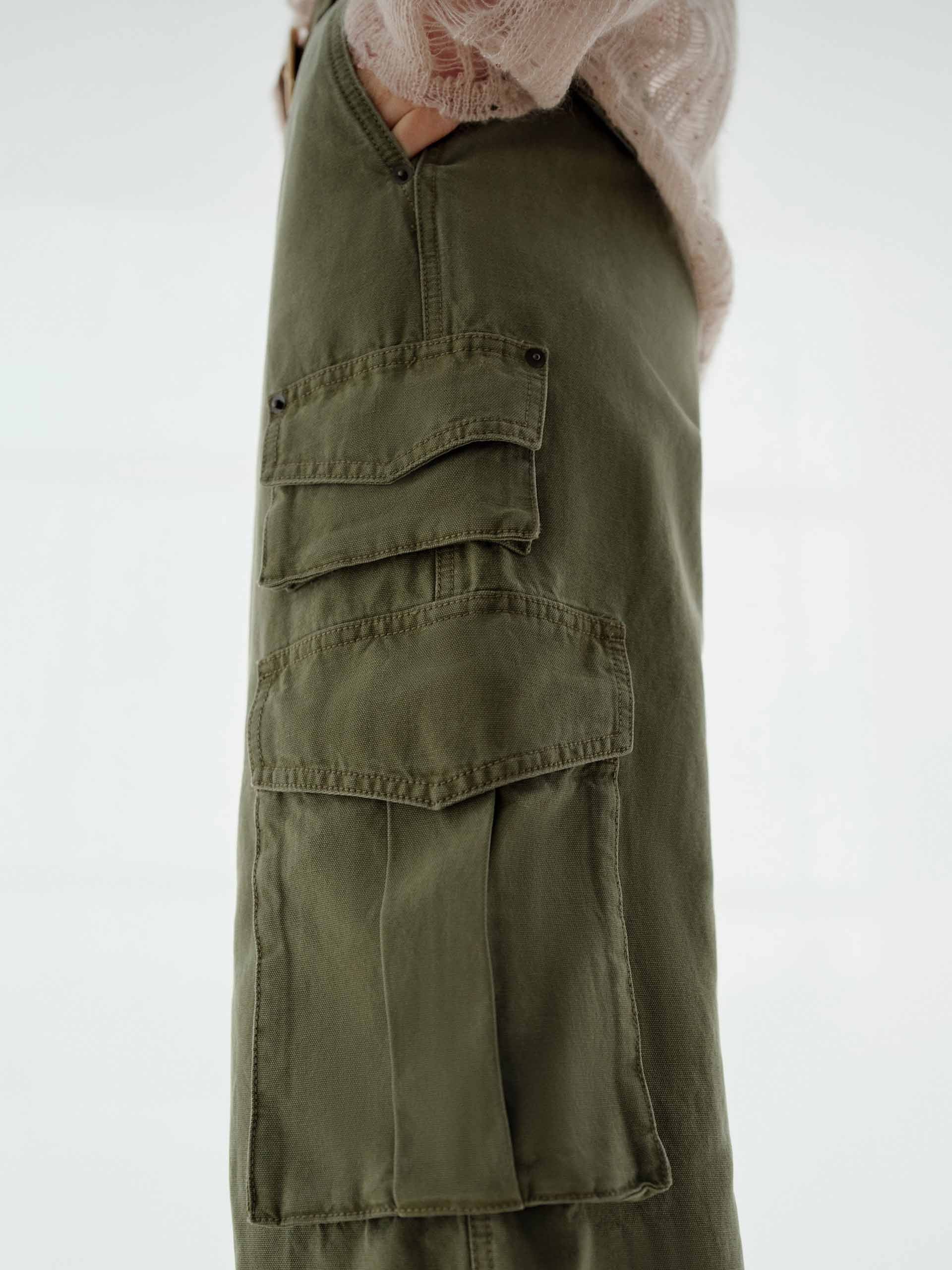Cargo Style Straight Jeans - Image 8