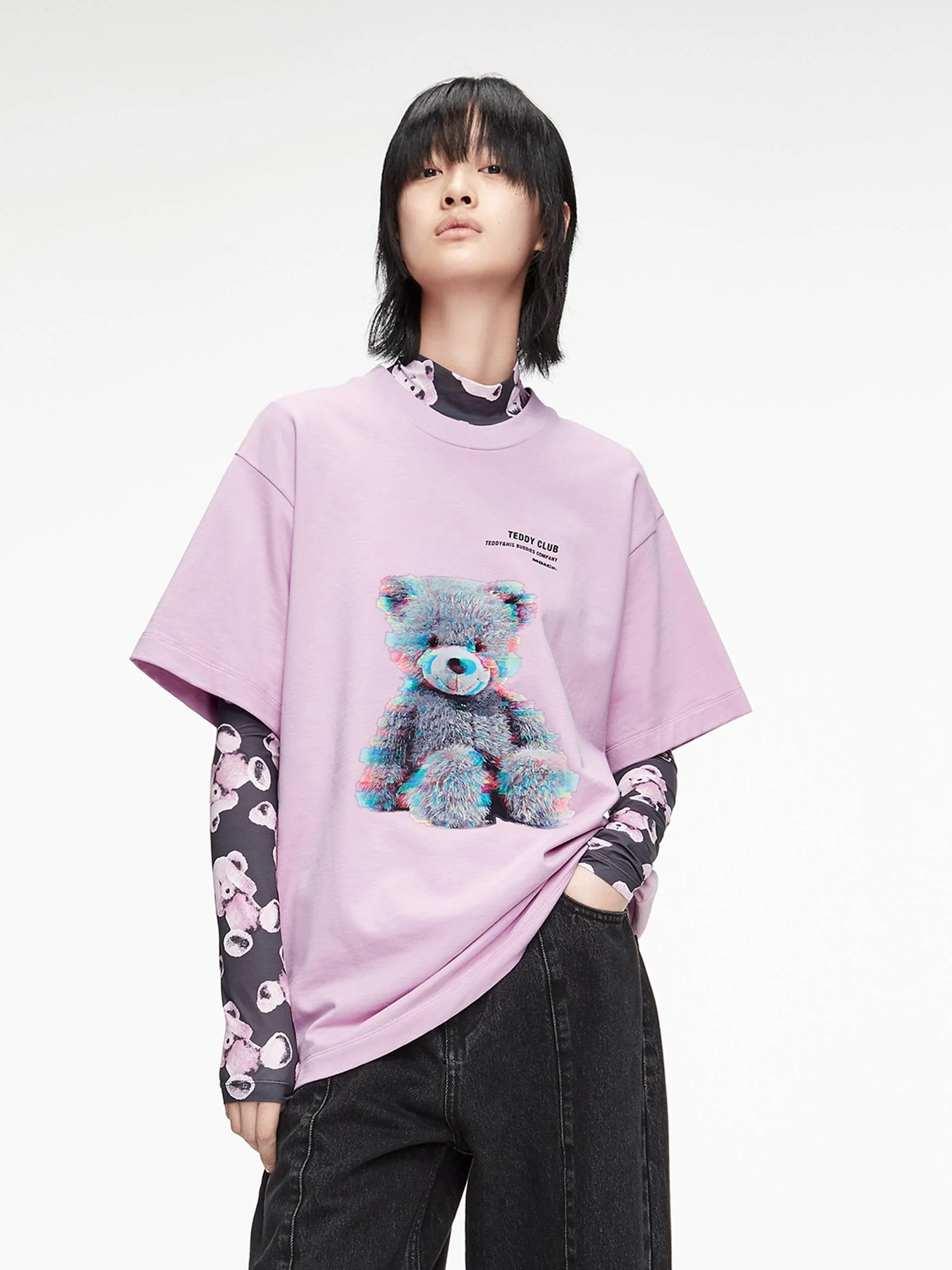 Cartoon Print Cotton T-shirt - Image 10