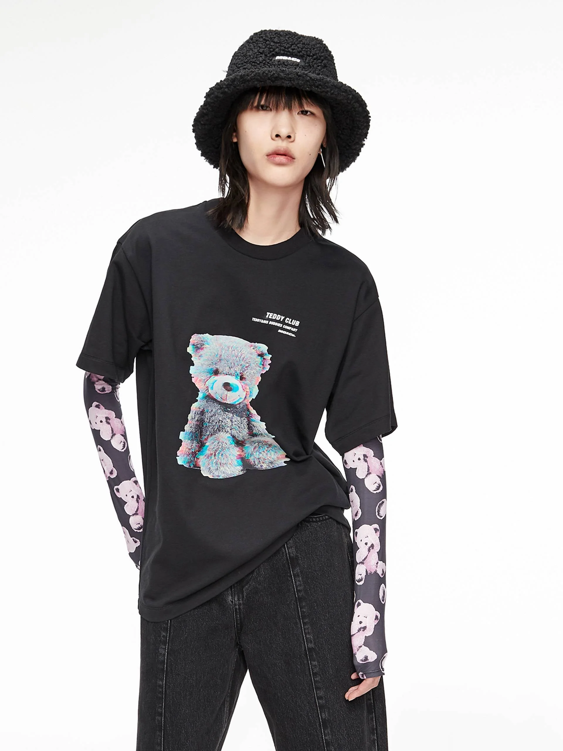 Cartoon Print Cotton T-shirt - Image 14