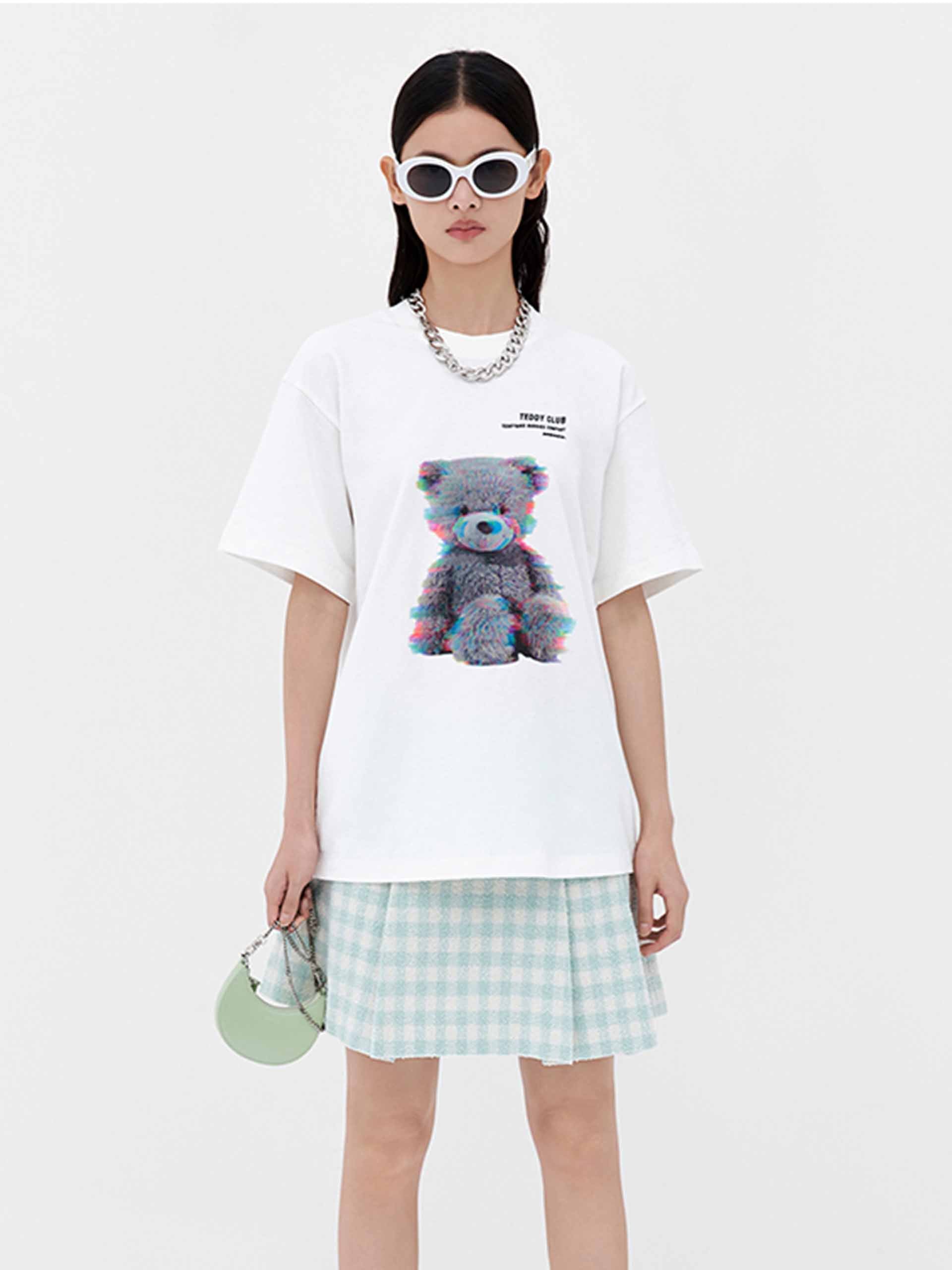 Cartoon Print Cotton T-shirt - Image 16