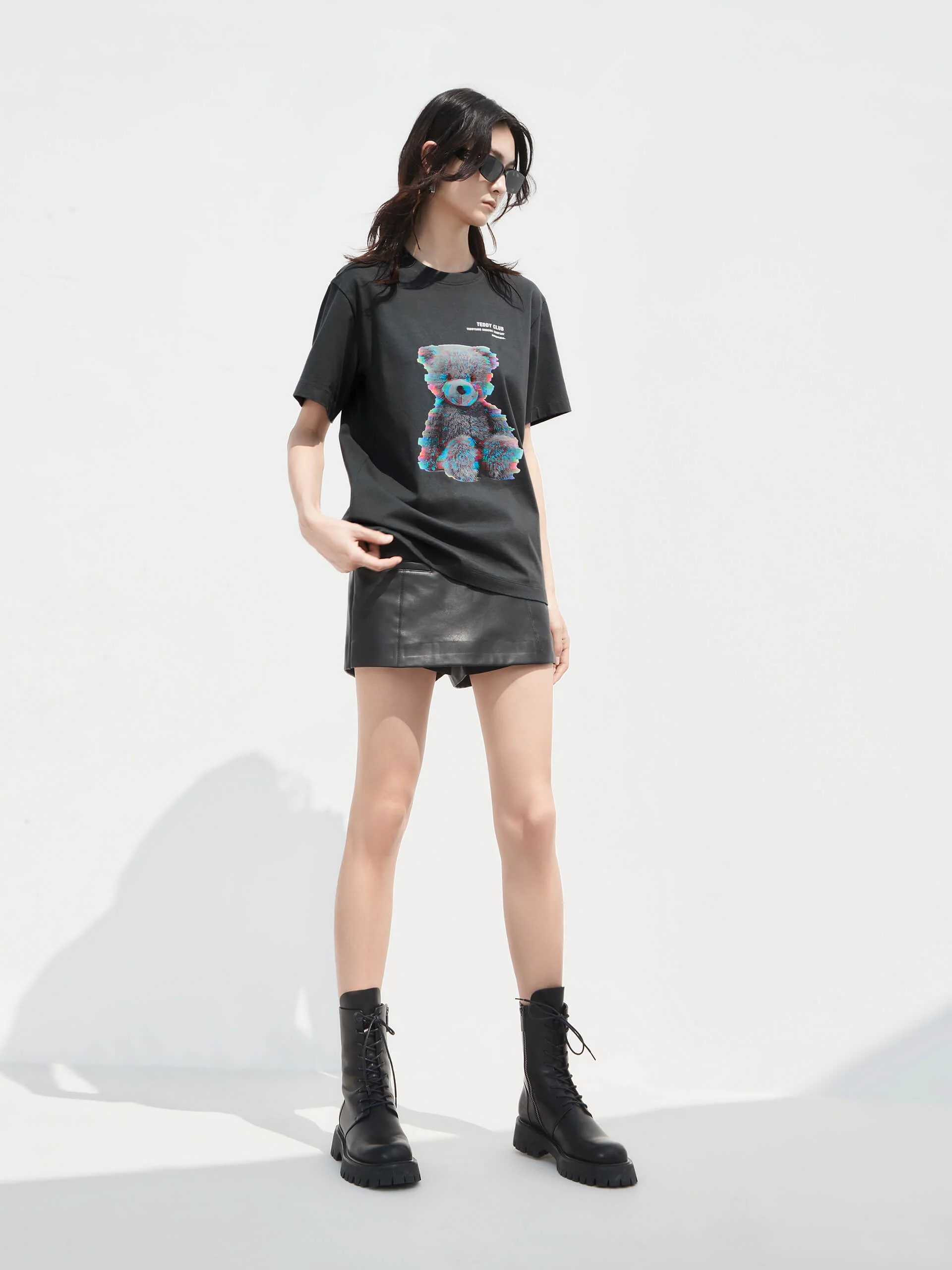 Cartoon Print Cotton T-shirt - Image 4