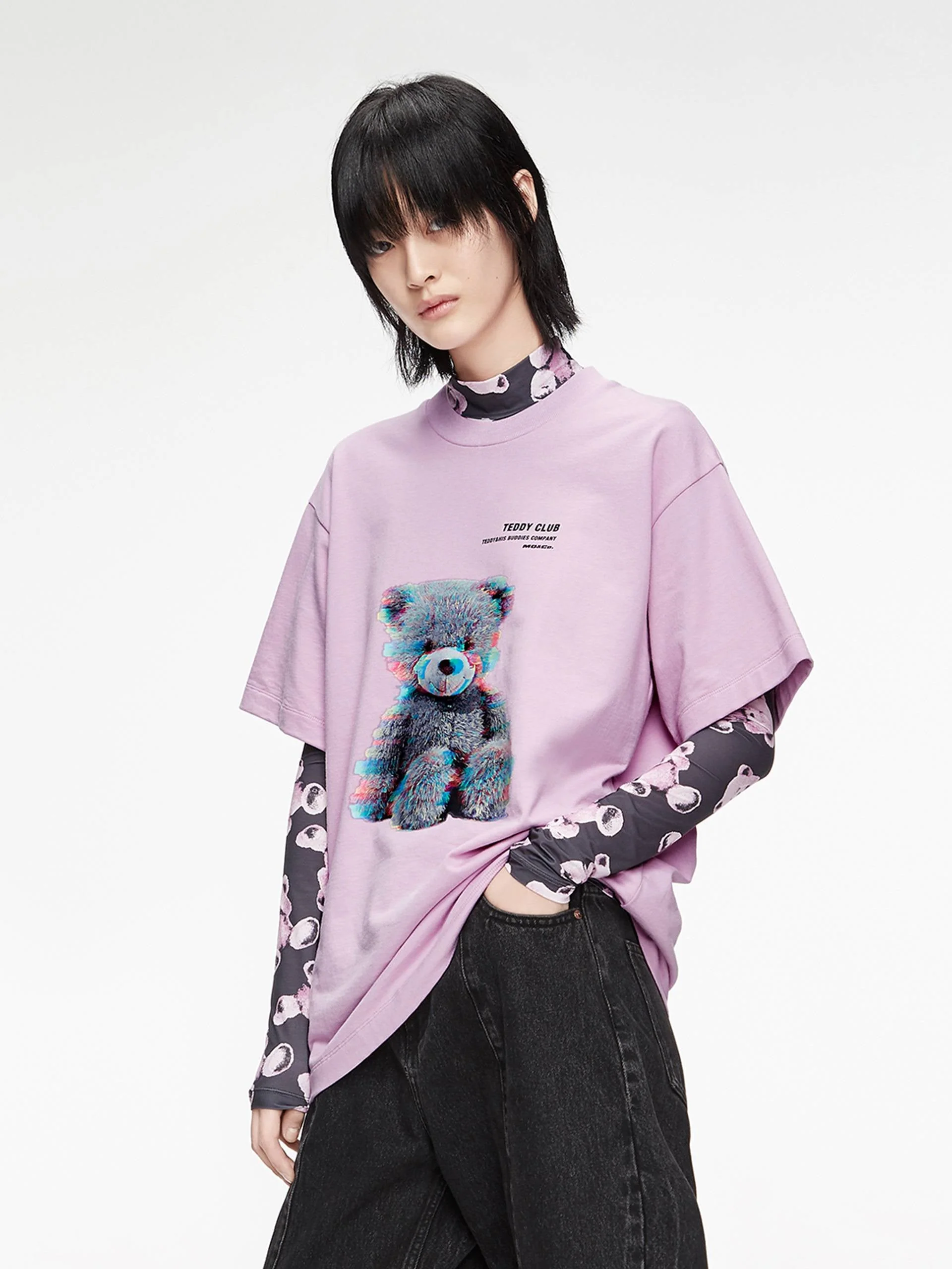 Cartoon Print Cotton T-shirt - Image 9