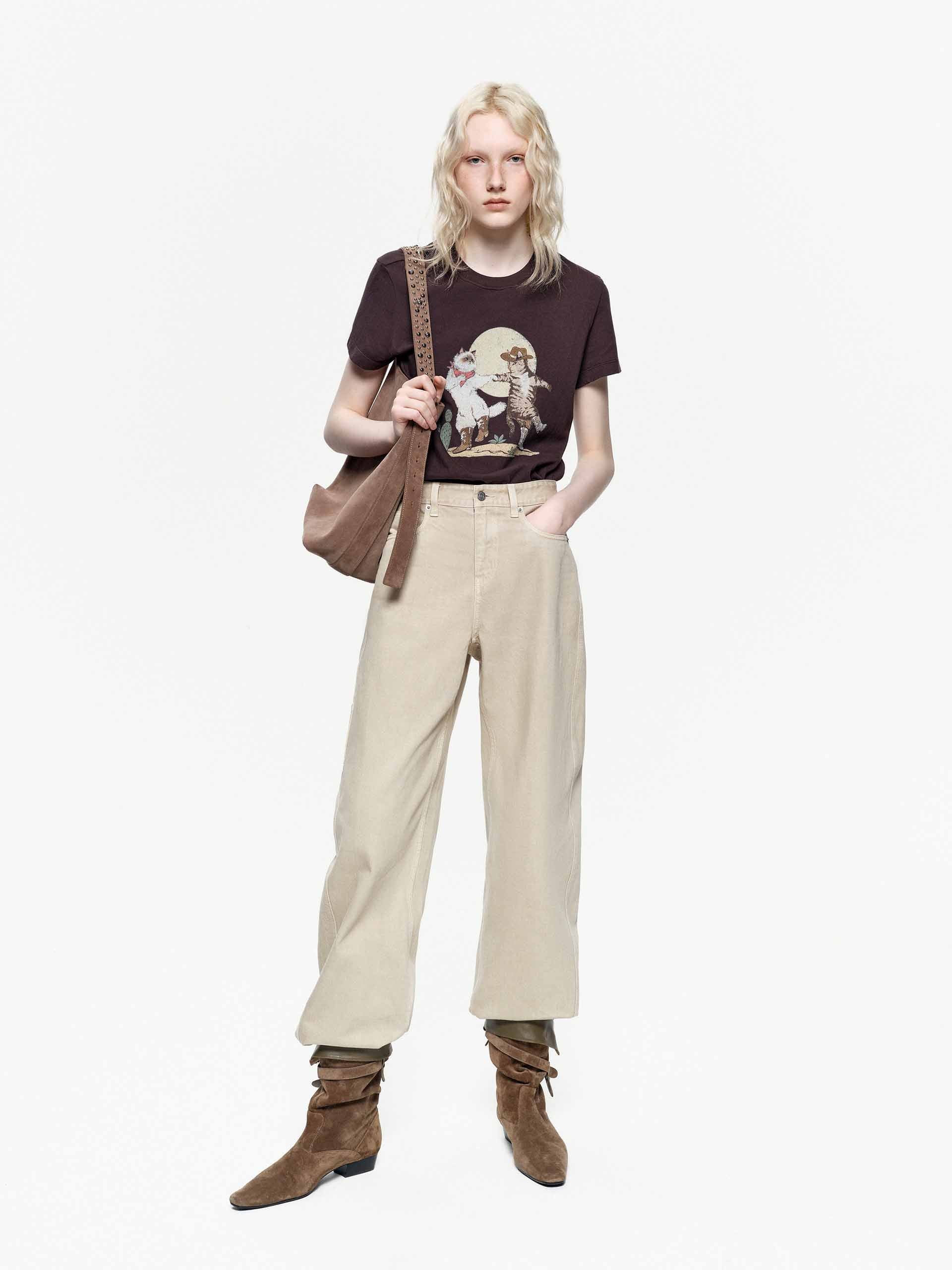 Cartoon Print Cotton T-shirts - Image 14
