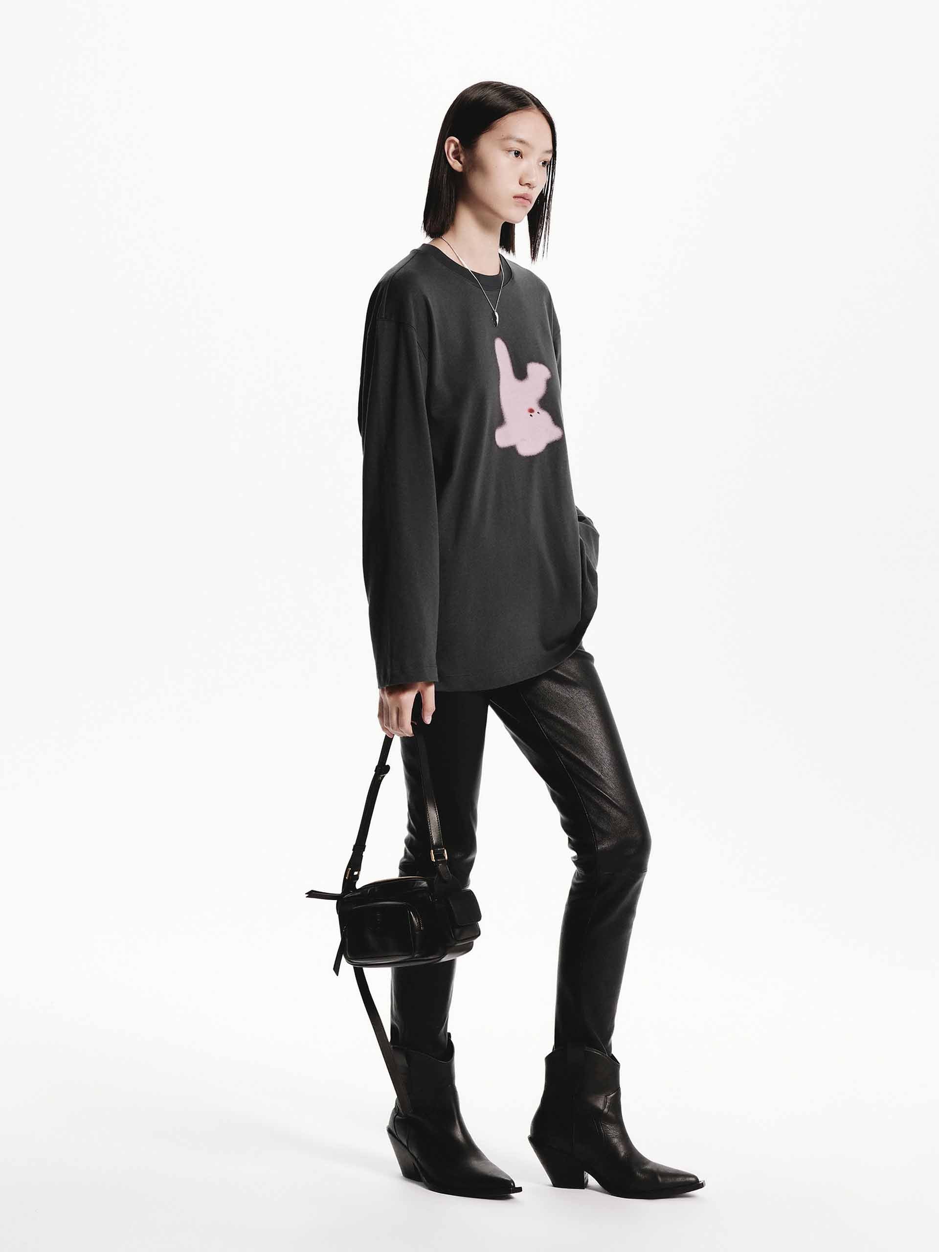 Cartoon Print Loose T-shirt - Image 10