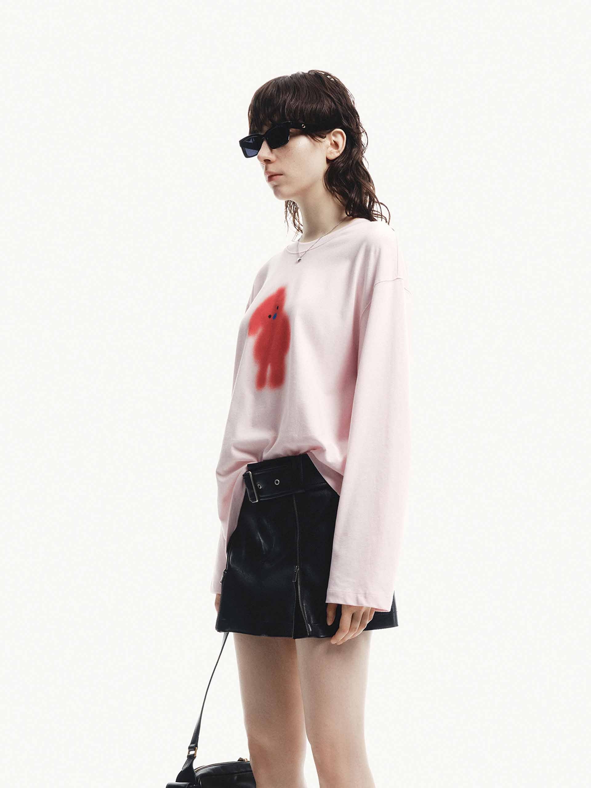 Cartoon Print Loose T-shirt - Image 22