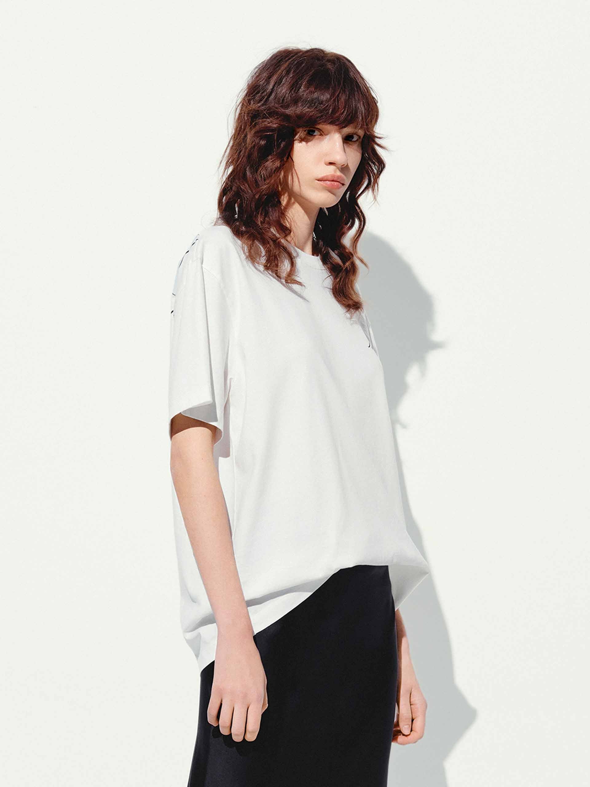 Cat Pattern Cotton T-shirt - Image 3