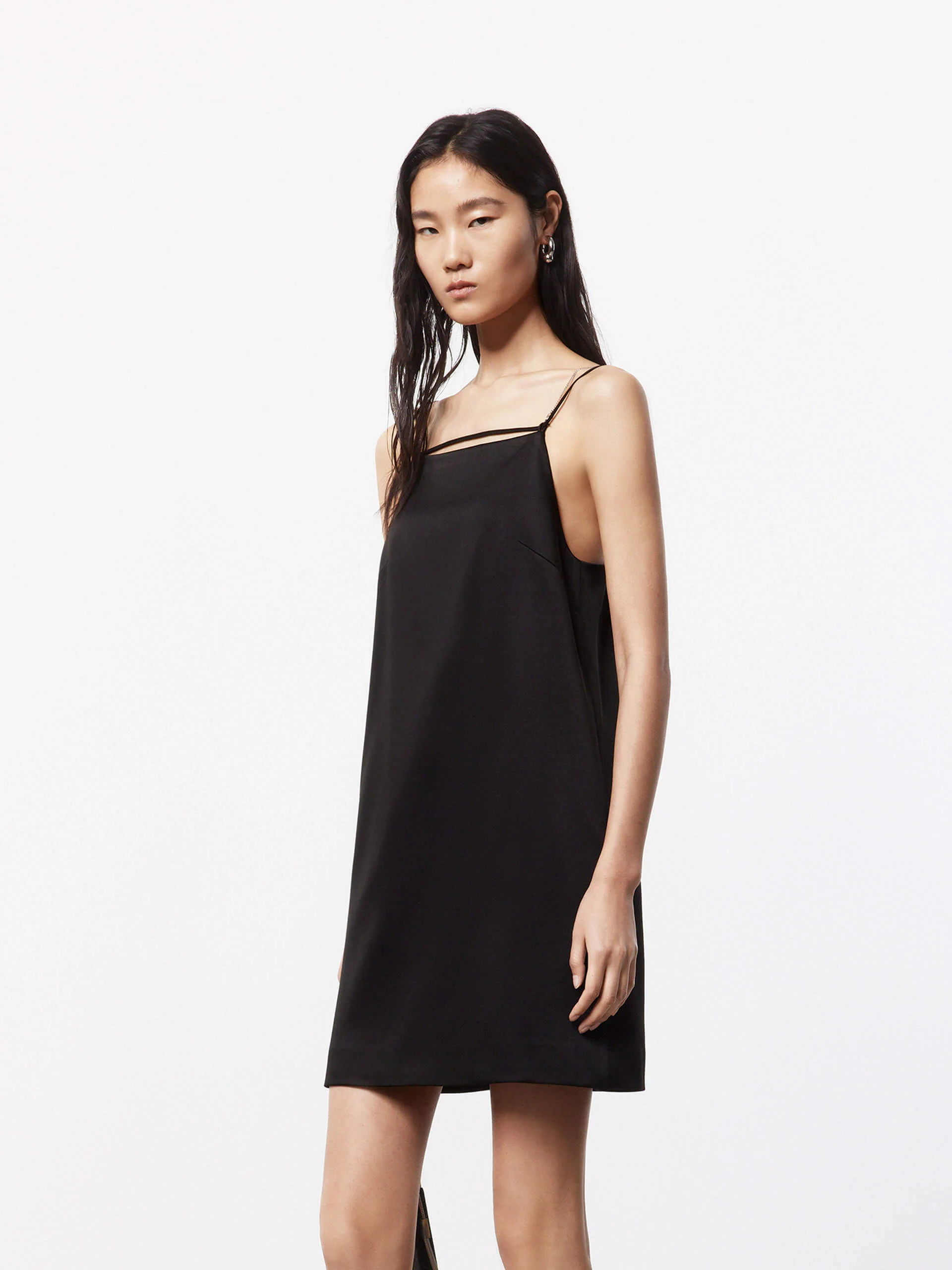Chain Slip Mini Dress - Image 7
