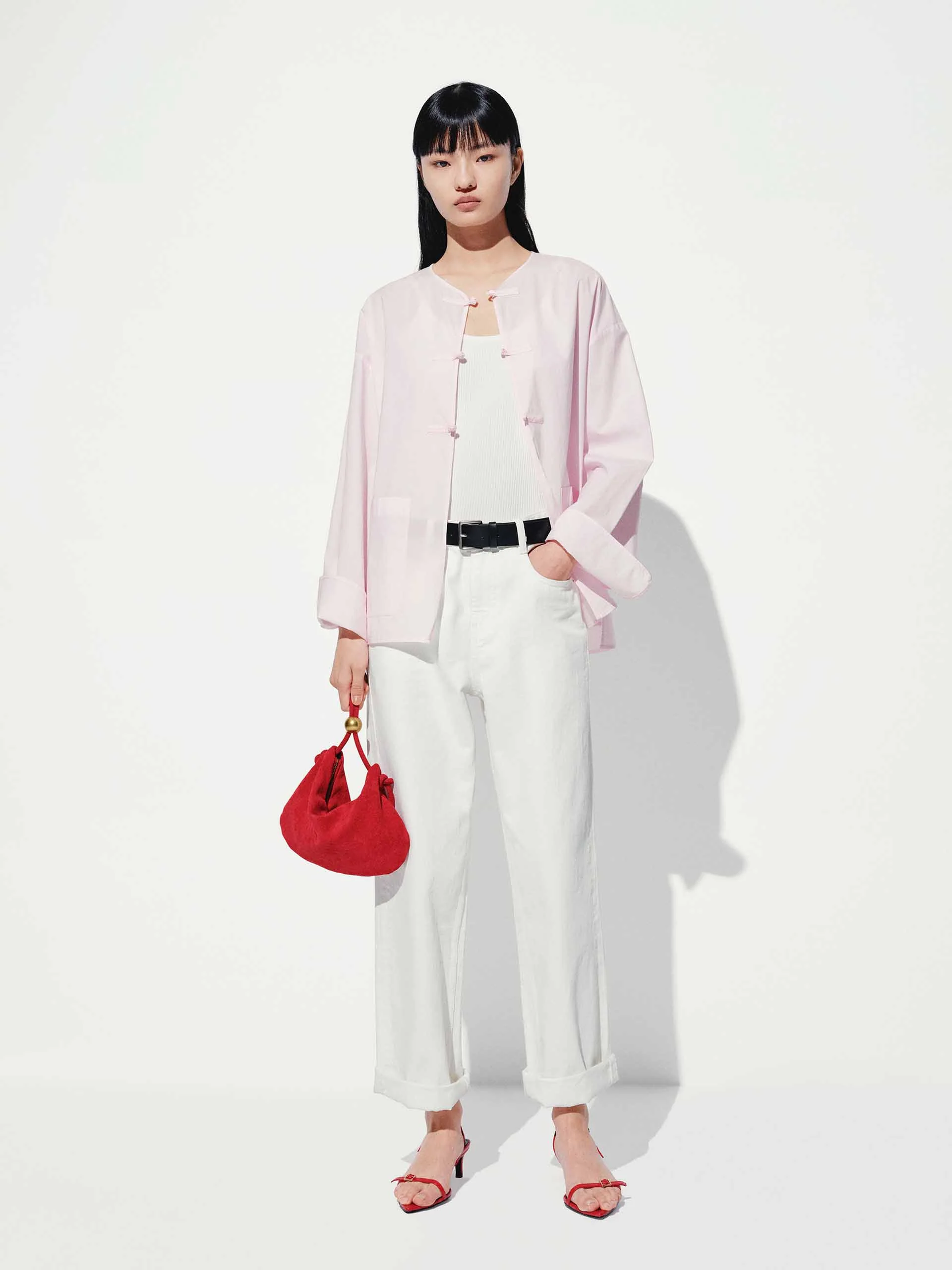 Cheongsam Buckle Cotton Coat - Image 8