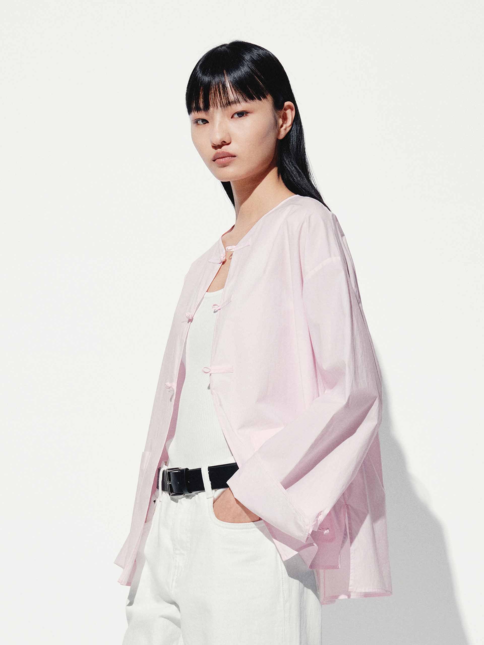 Cheongsam Buckle Cotton Coat - Image 9