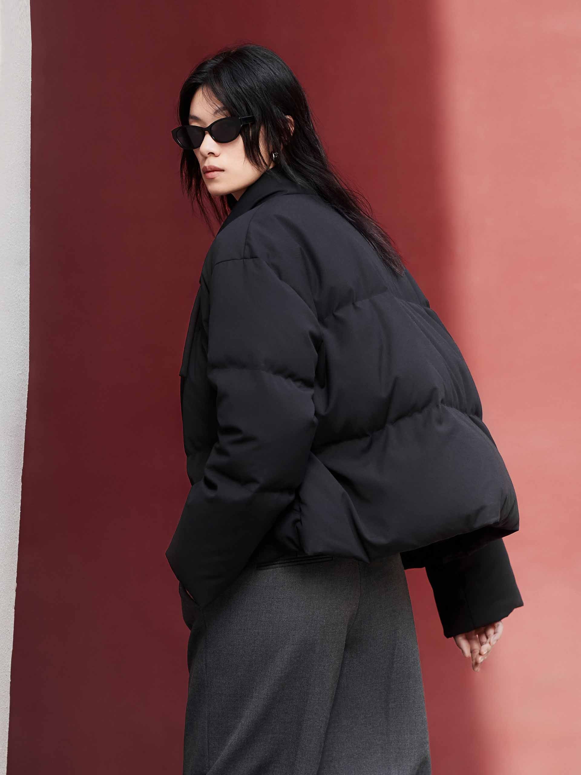 Cheongsam Buckle Down Jacket - Image 3