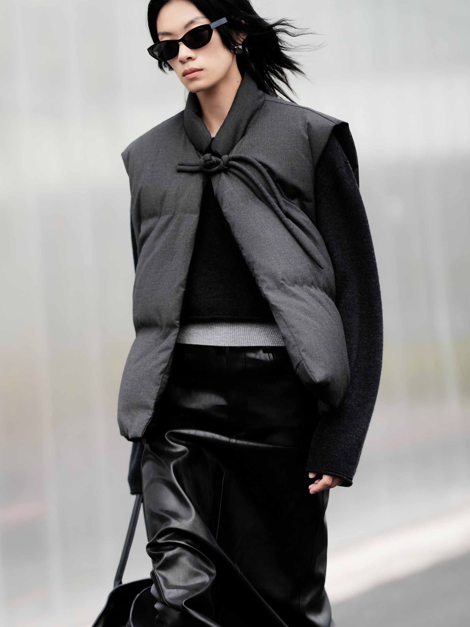 Cheongsam Buckle Down Vest - Image 2