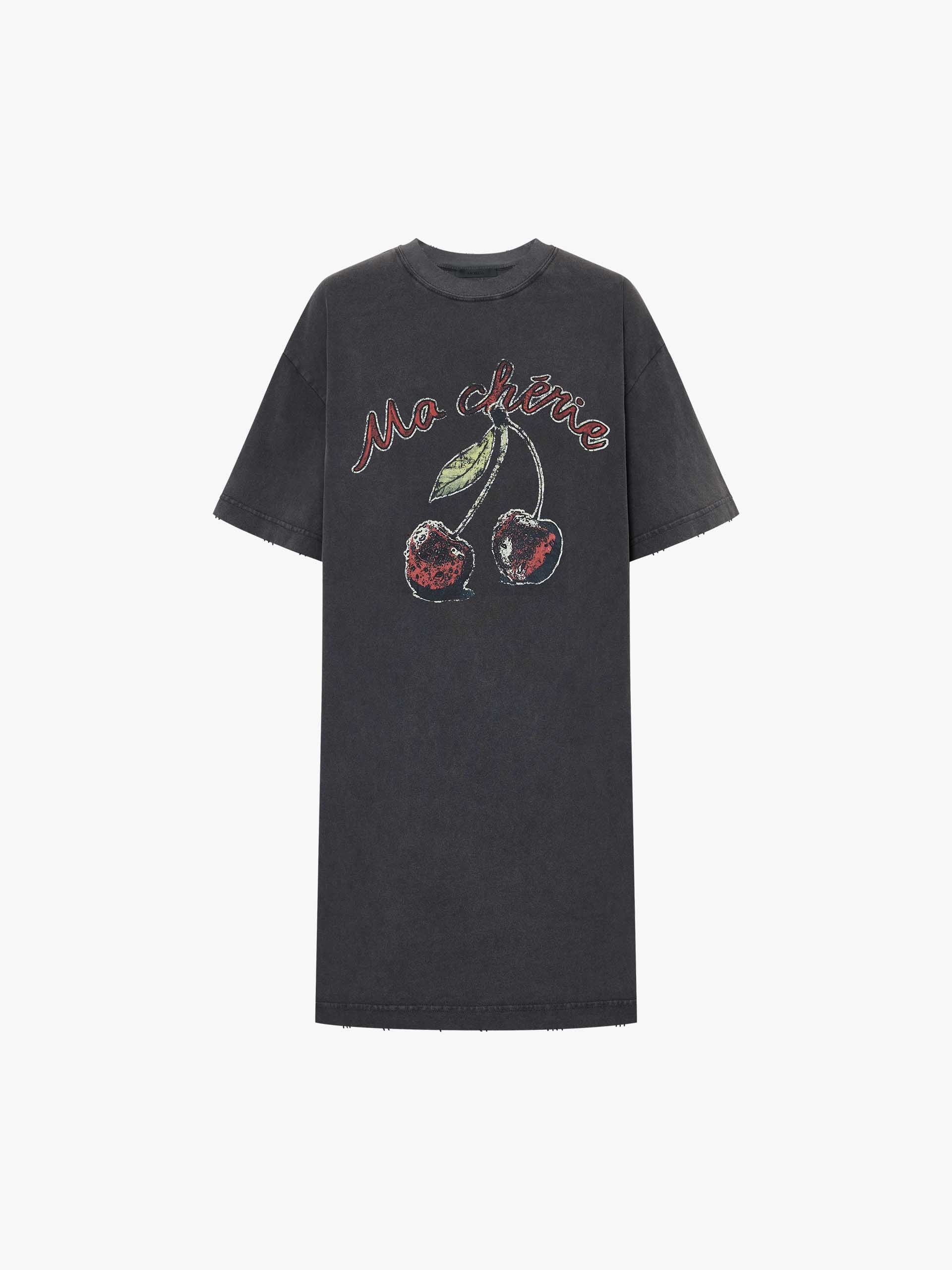 Cherry Cotton Loose Dress - Image 5