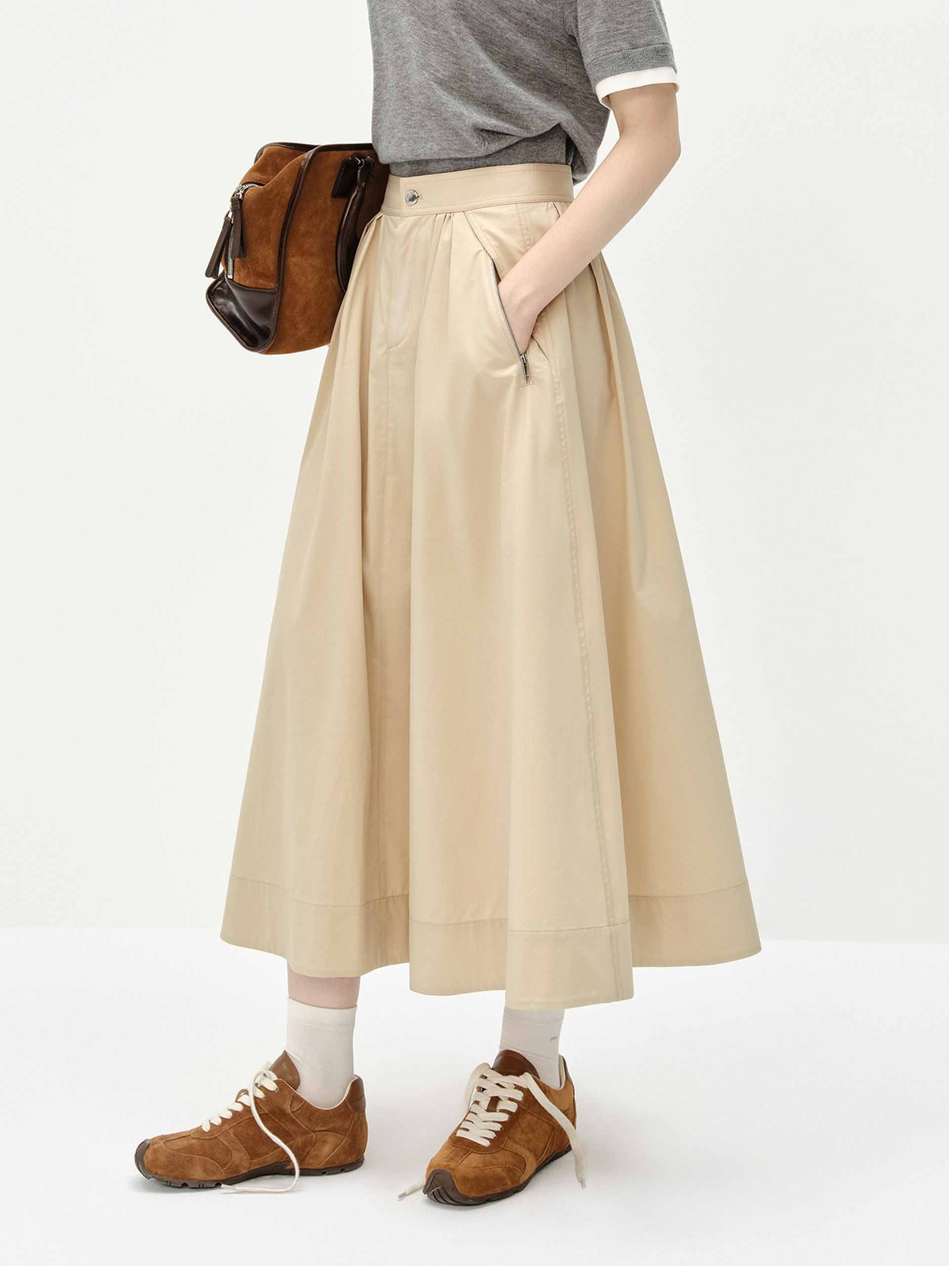 Classic A-line Midi Skirt - Image 8