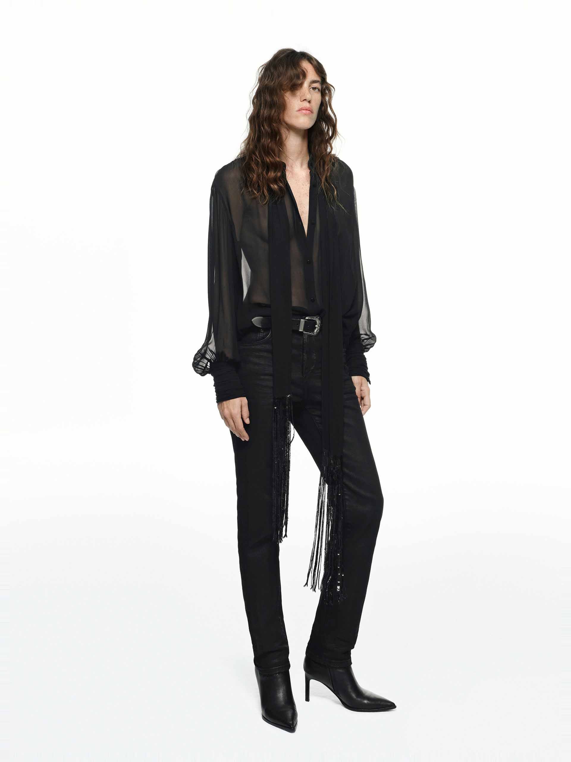 Classic Black Skinny Jeans - Image 2