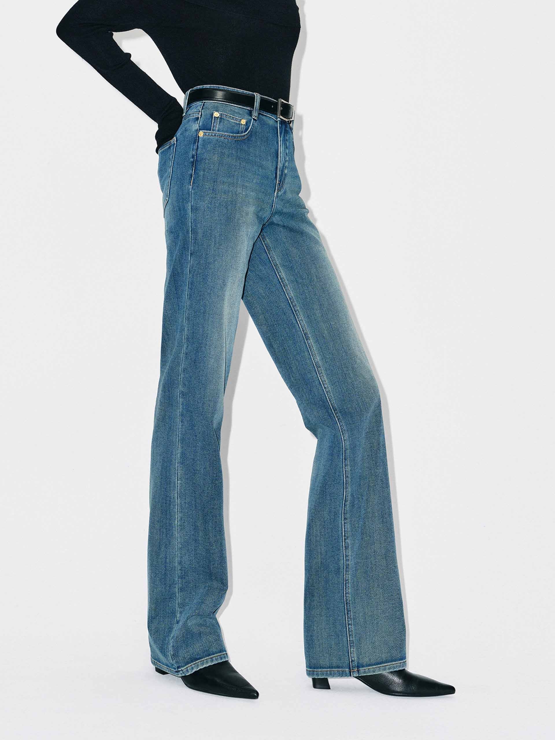 Classic Blue Straight Jeans - Image 7