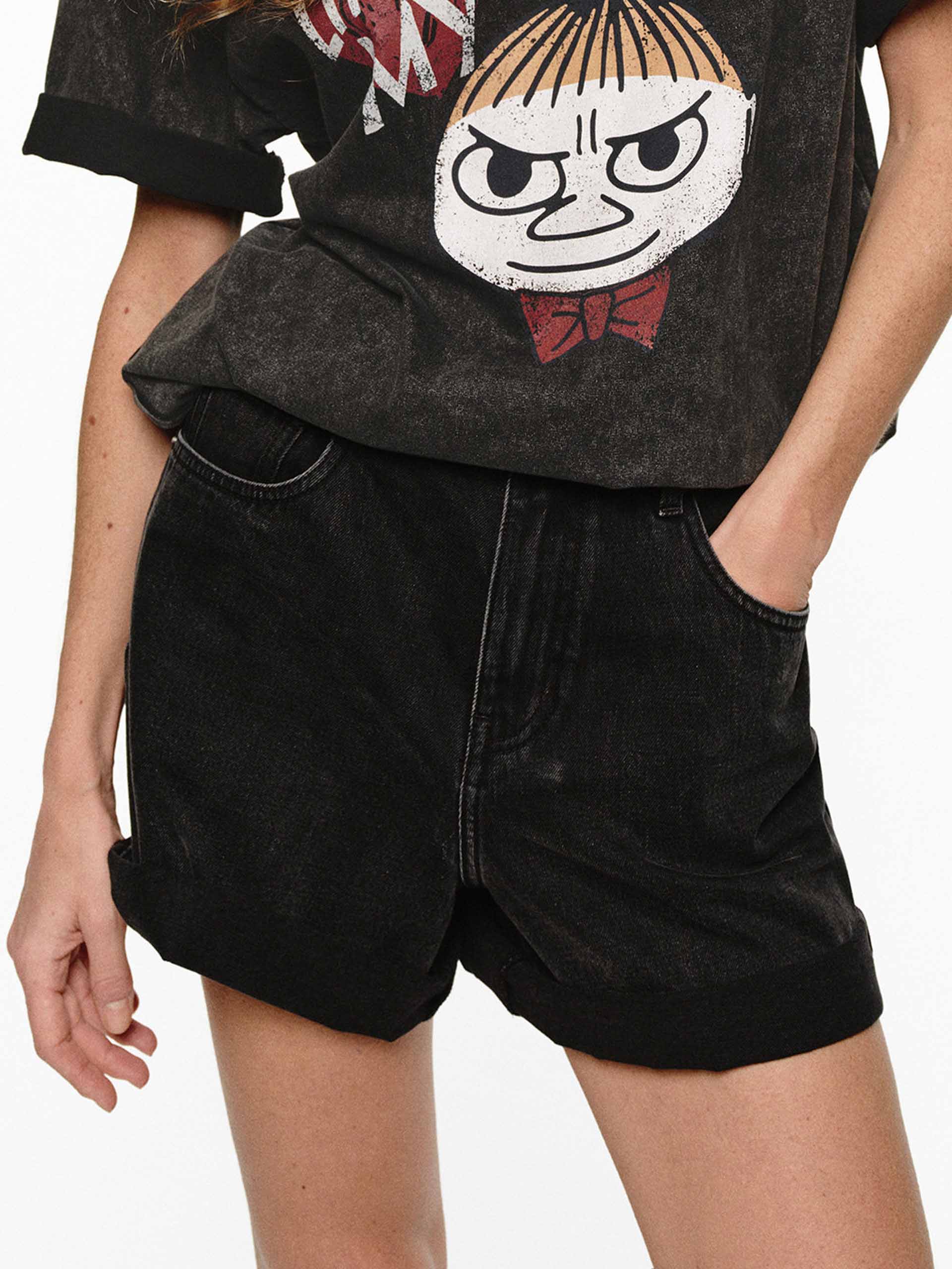 Classic Cotton Denim Shorts - Image 7