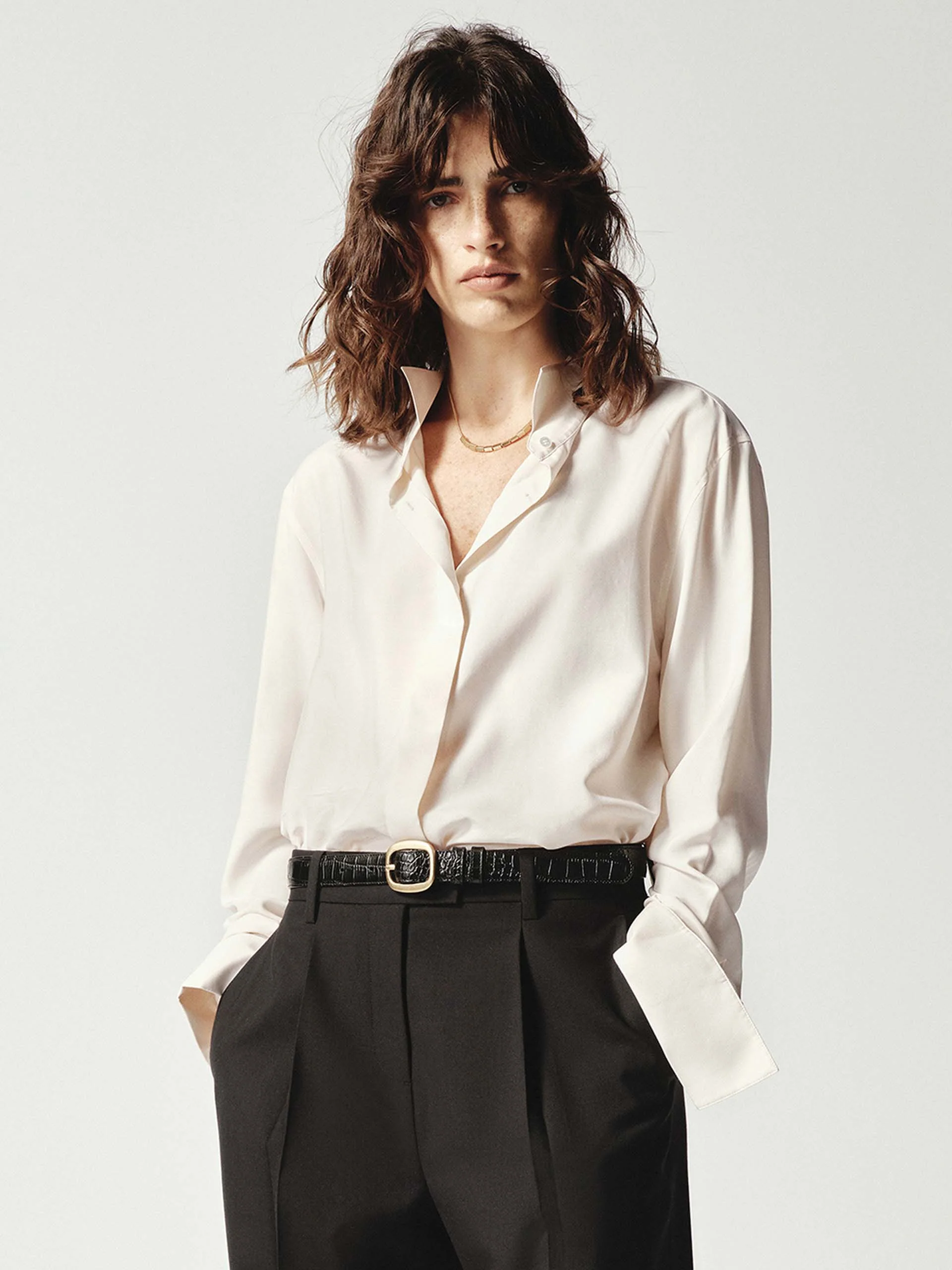 Classic Soft Silk Shirt - Image 15
