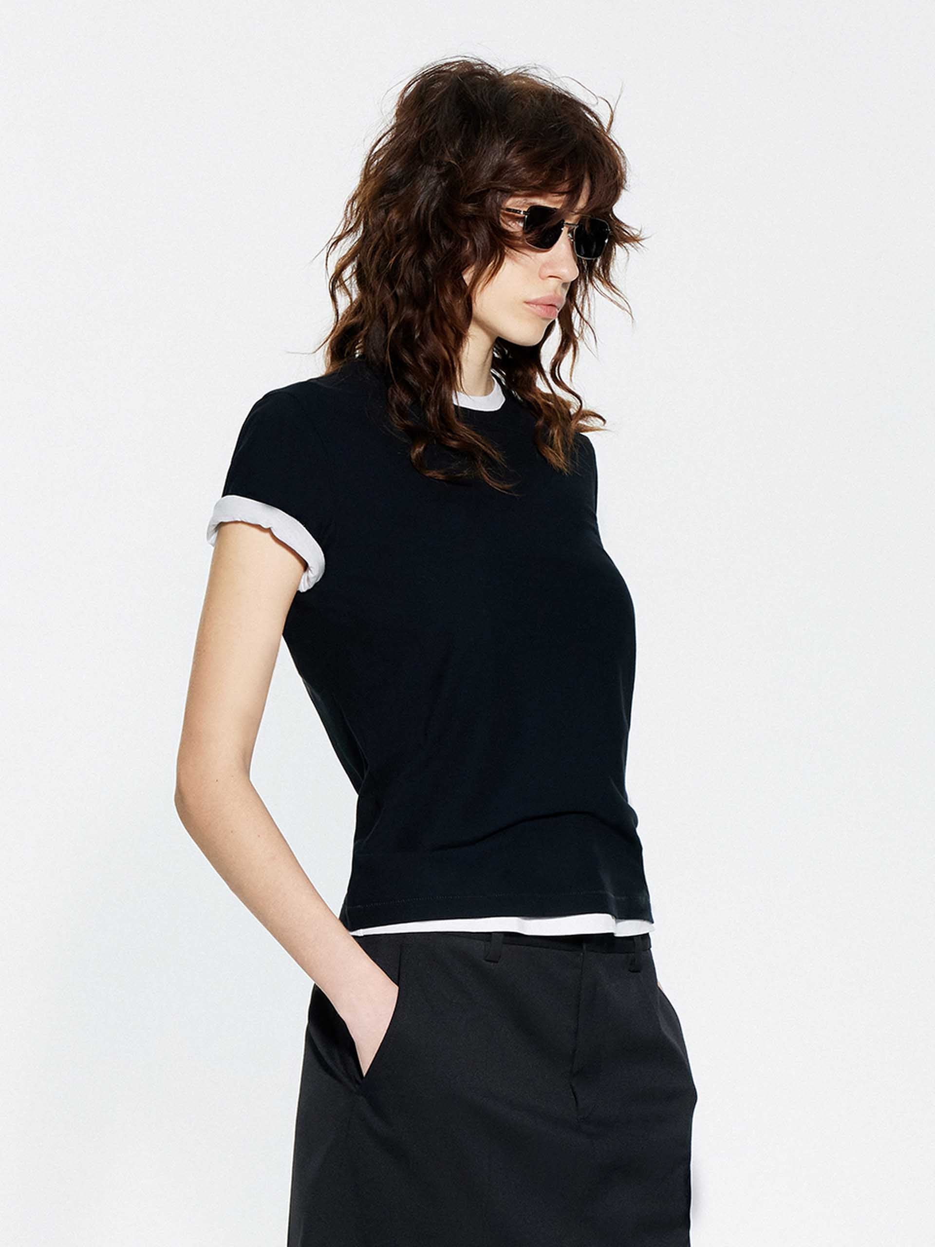Clean Cut Cotton T-shirt - Image 22