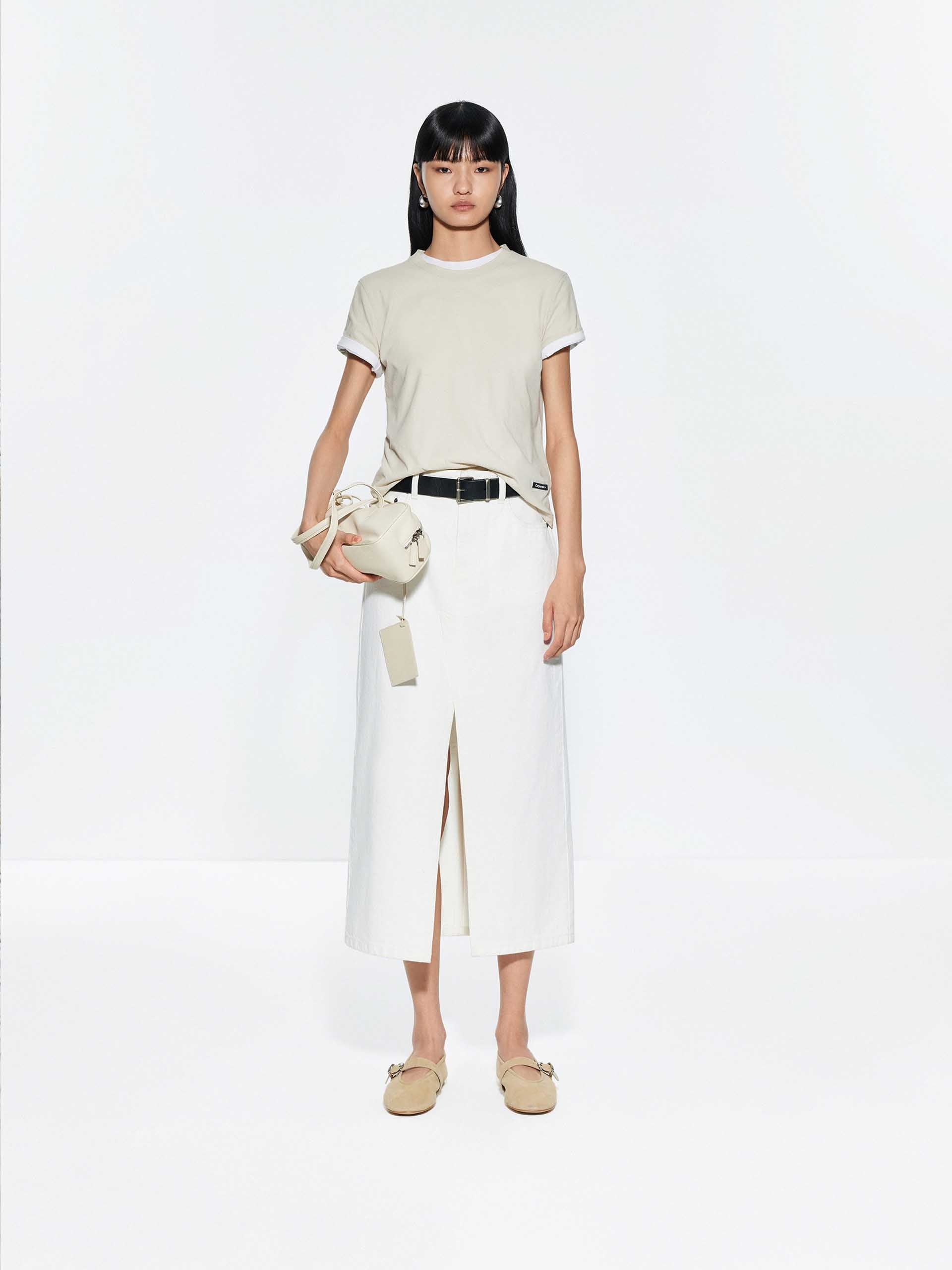 Clean Cut Cotton T-shirt - Image 26
