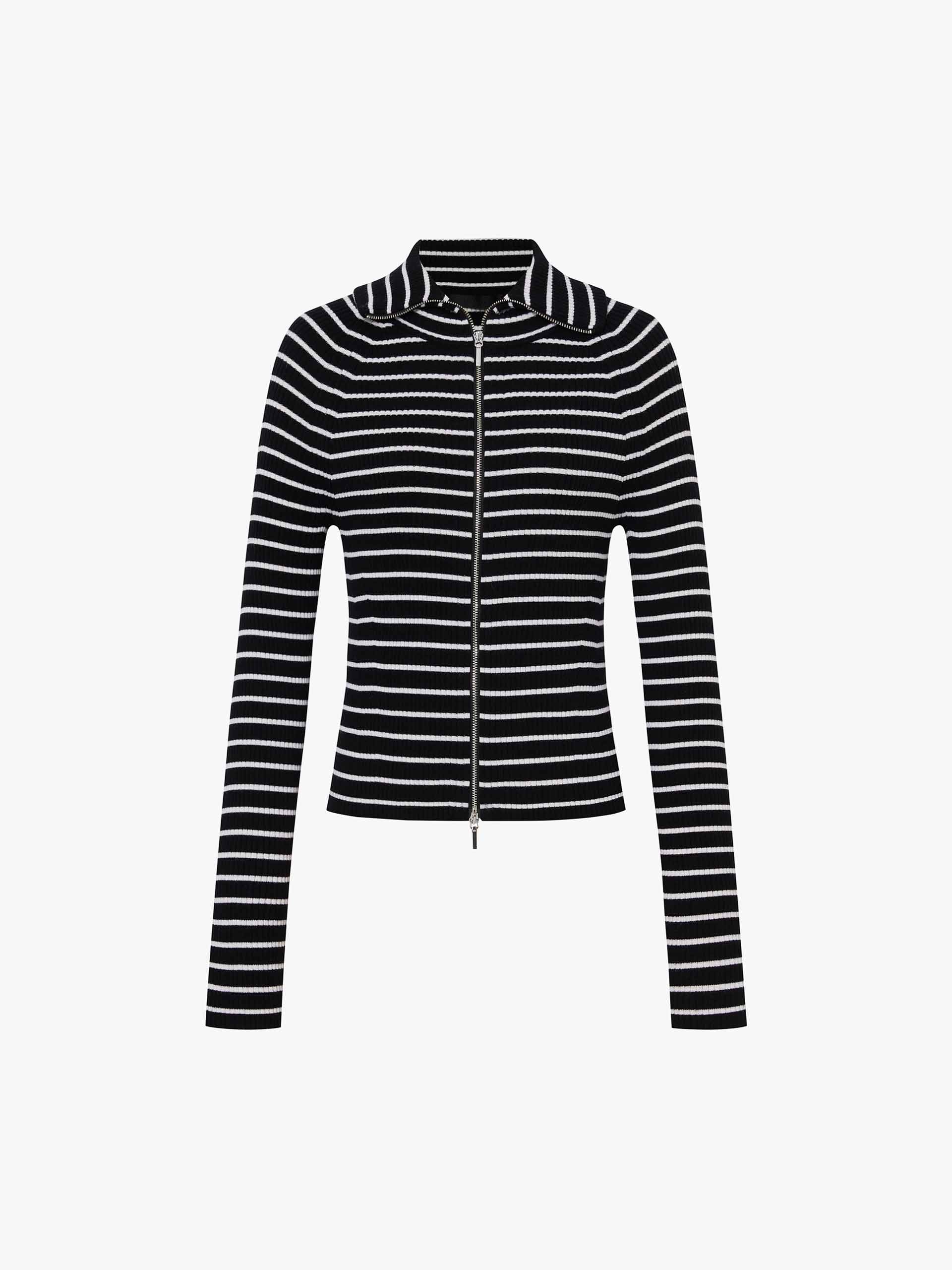 Close Fit Zipper Cardigan - Image 13