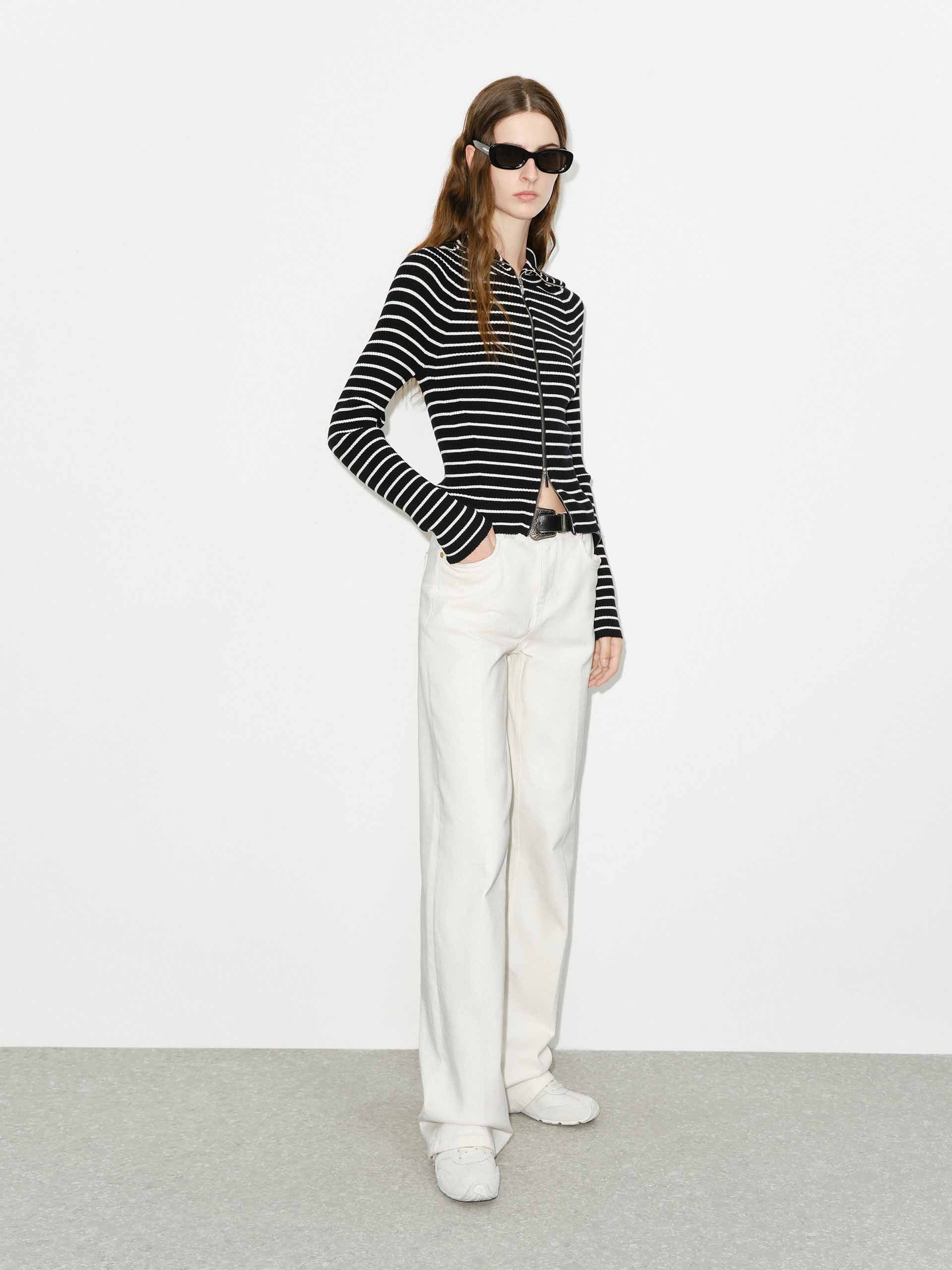 Close Fit Zipper Cardigan - Image 14