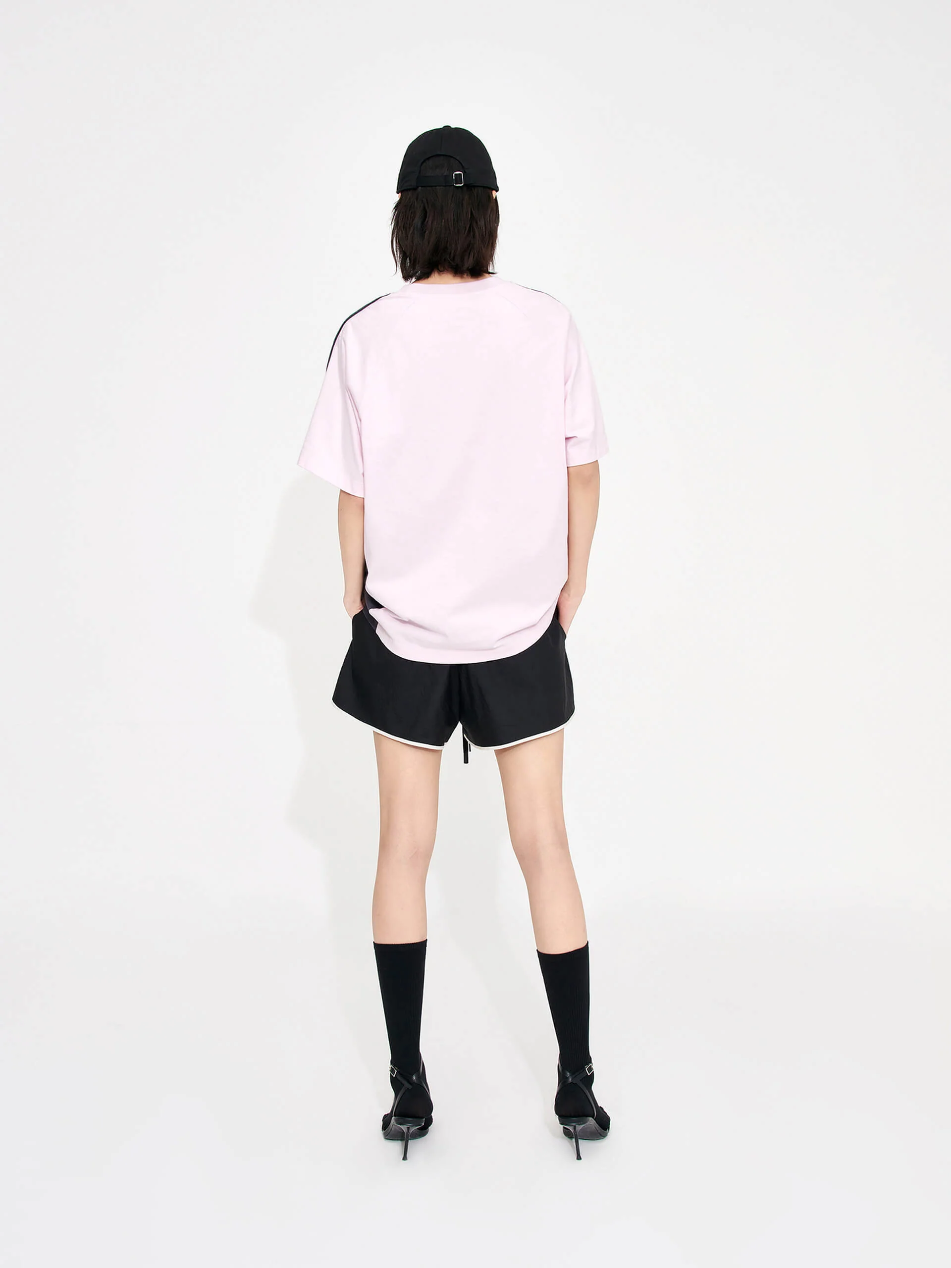 Color Block Letter Print T-shirt - Image 9