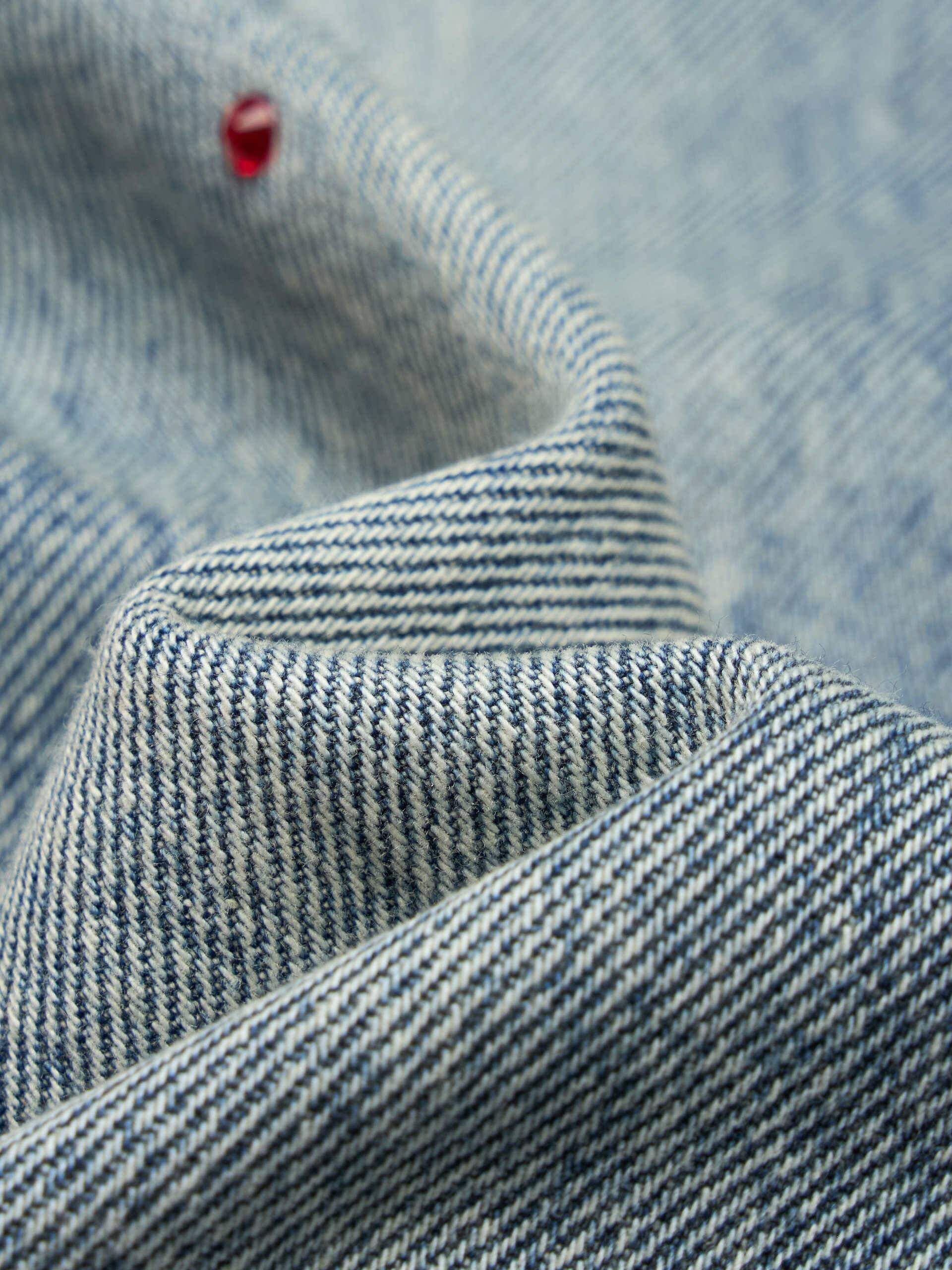 Color Rhinestone Cotton Jeans - Image 4