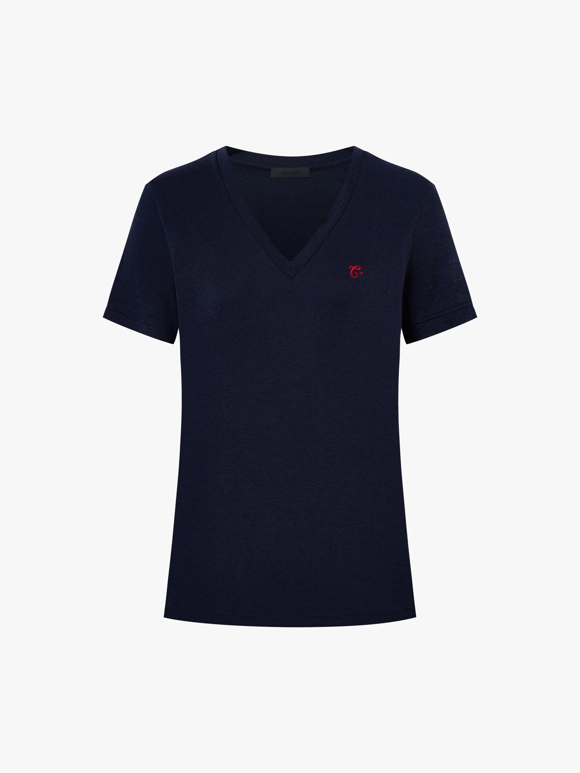 Comfy Fitted V-Neck T-shirt - Image 21