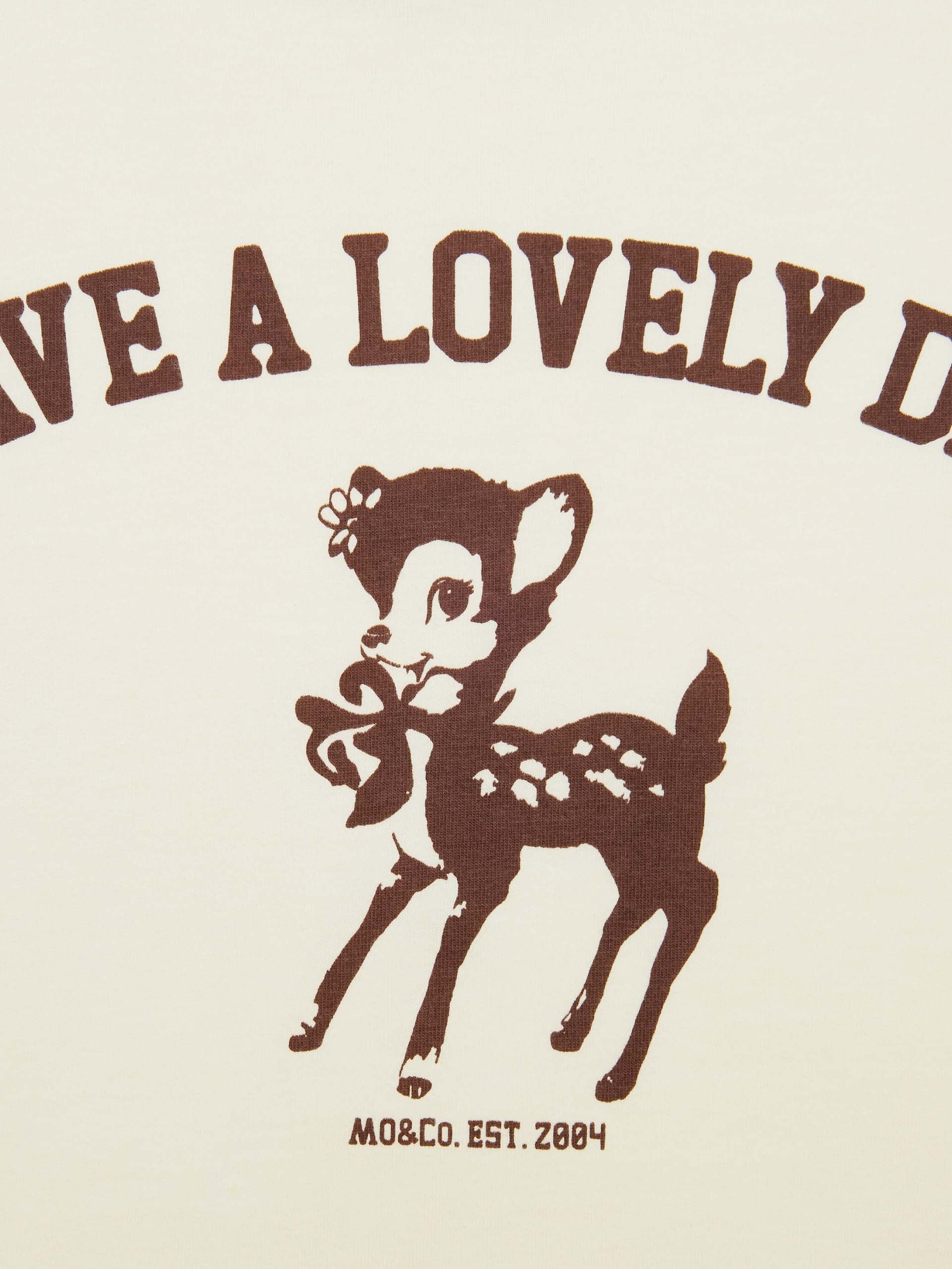 Contrast Cartoon Print T-shirt - Image 6