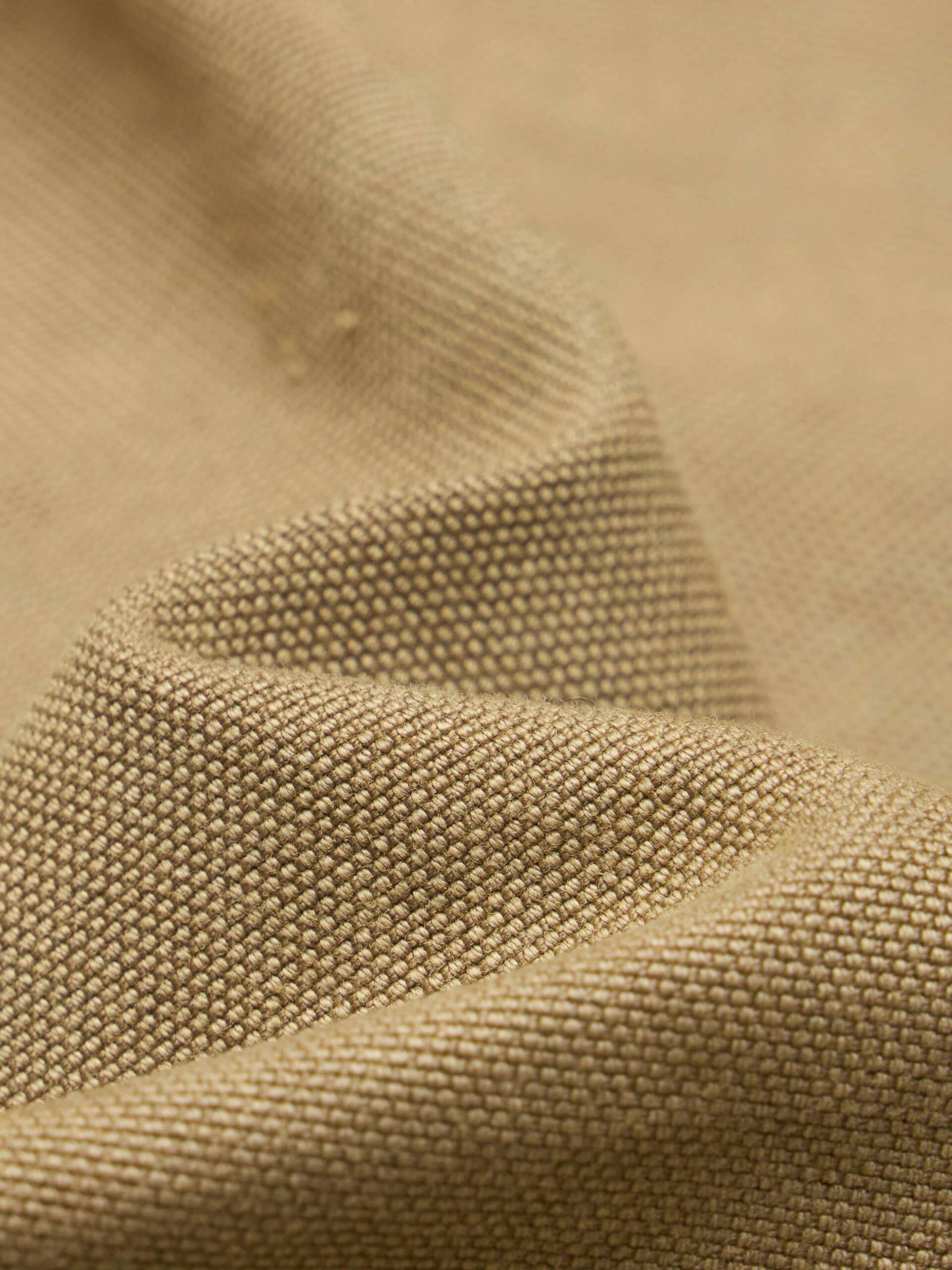 Contrast Collar Cotton Coat - Image 4