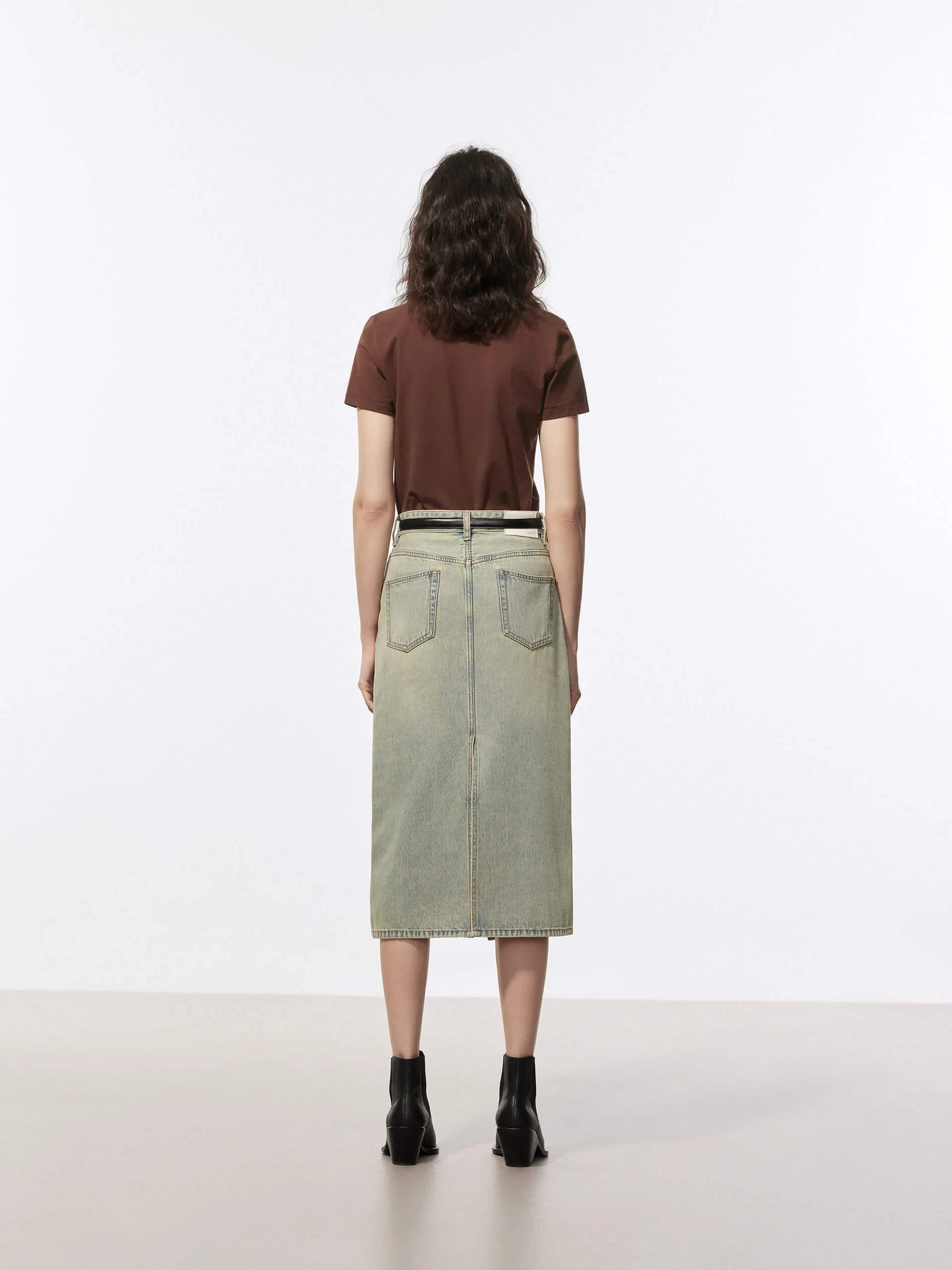 Contrast Collar Cotton T-shirt - Image 3