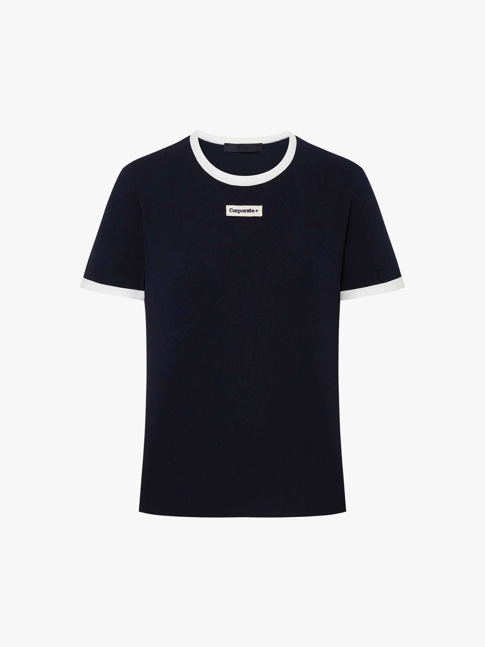 Contrast Color Round Neck Top - Image 5