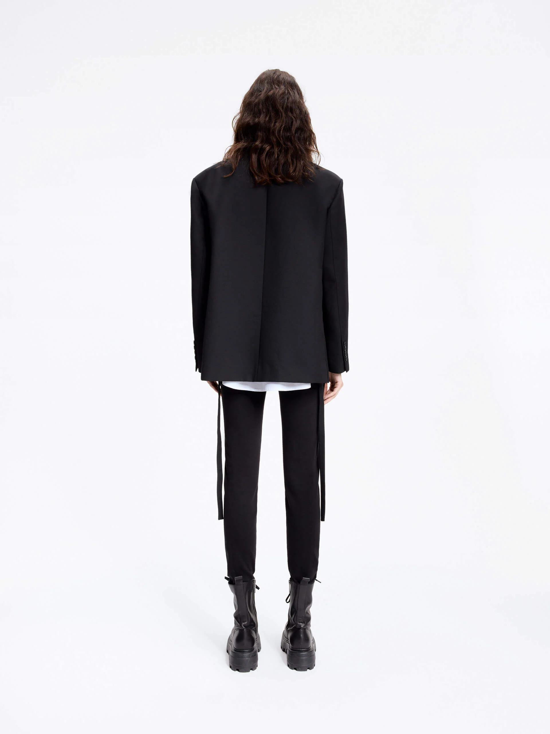 Contrast Cuffs Tailored Blazer - Image 7