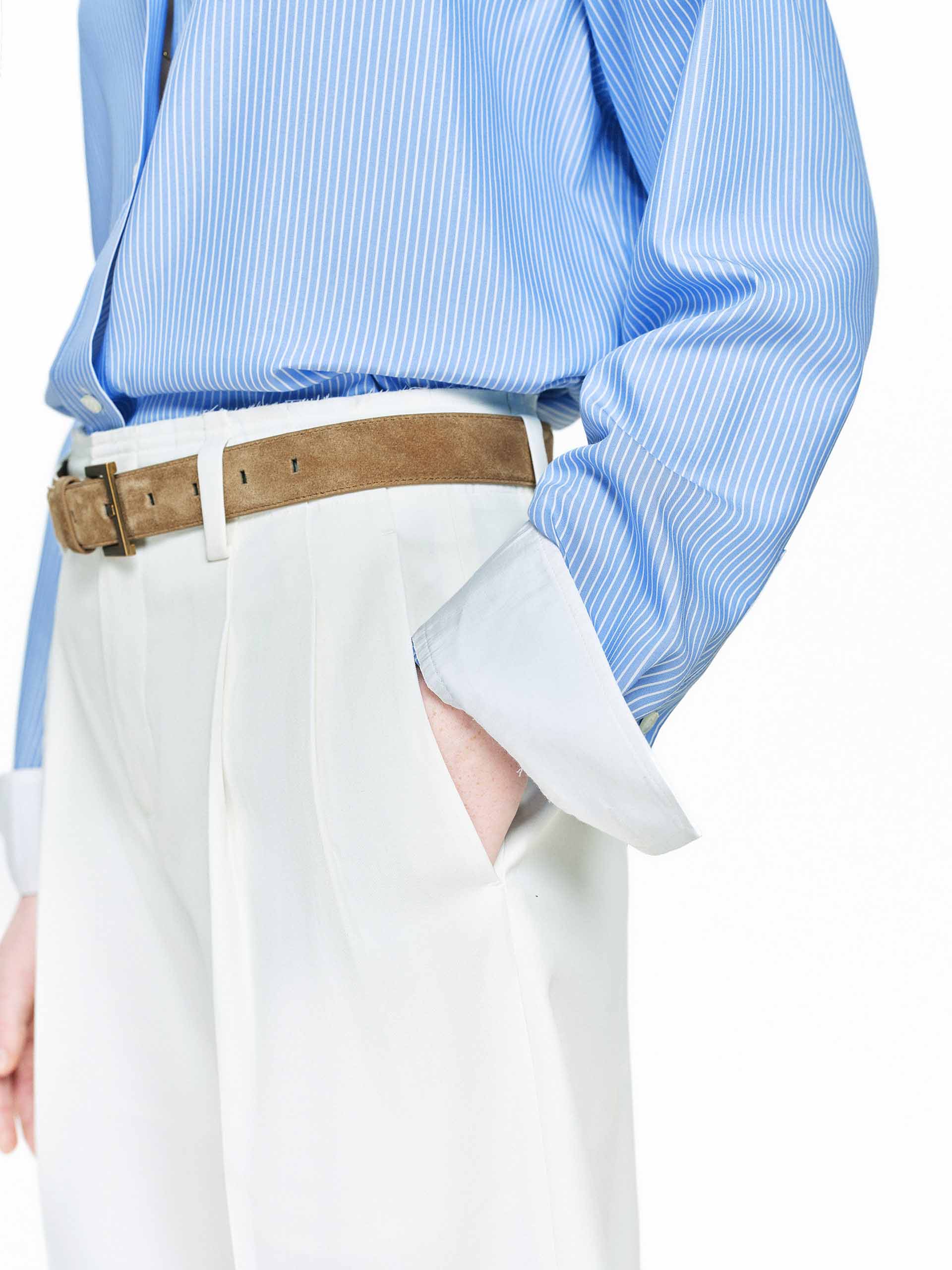 Contrast Detail Relaxed Shirt - Image 6