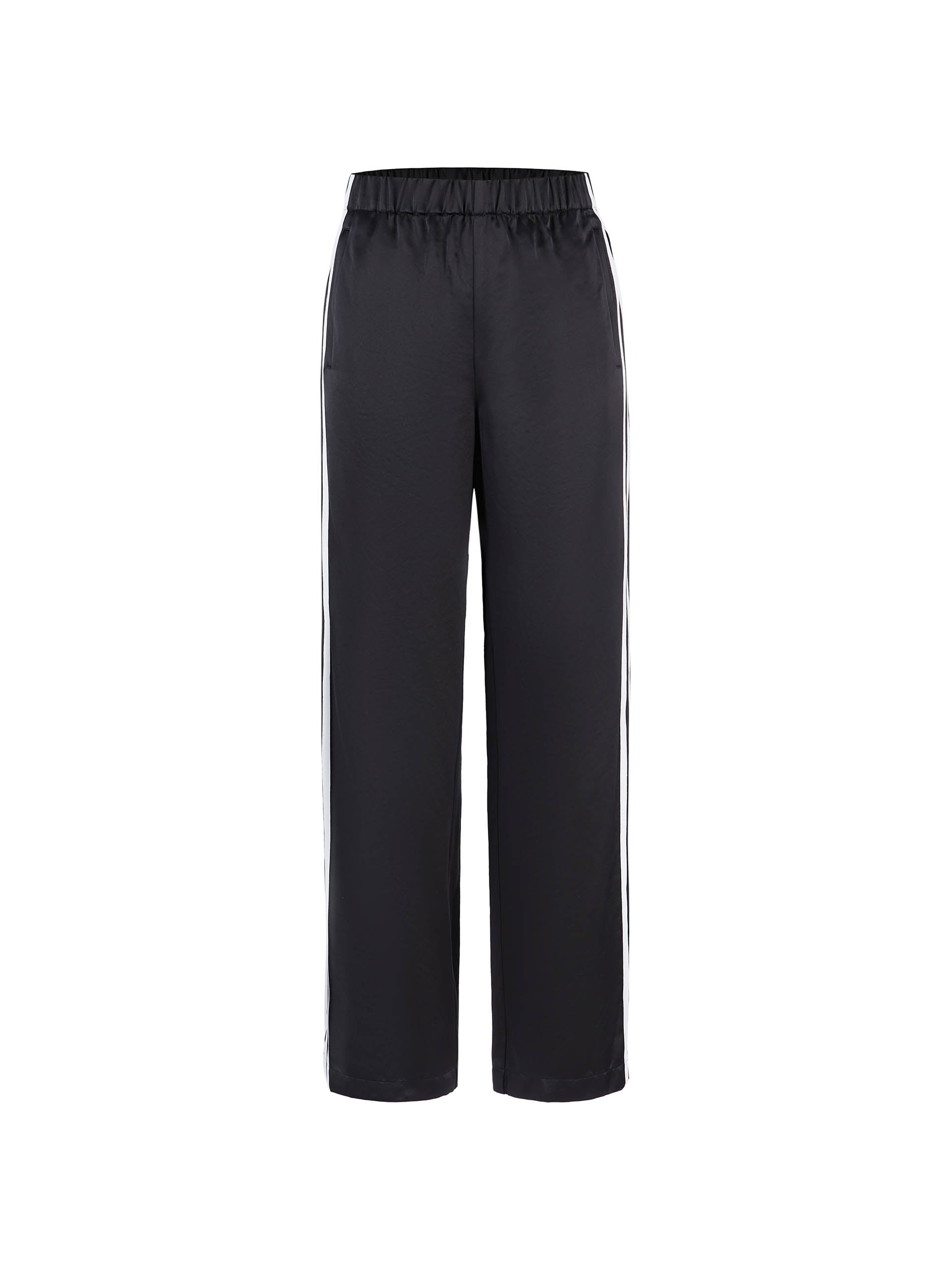 Contrast Elastic Waist Pants - Image 9