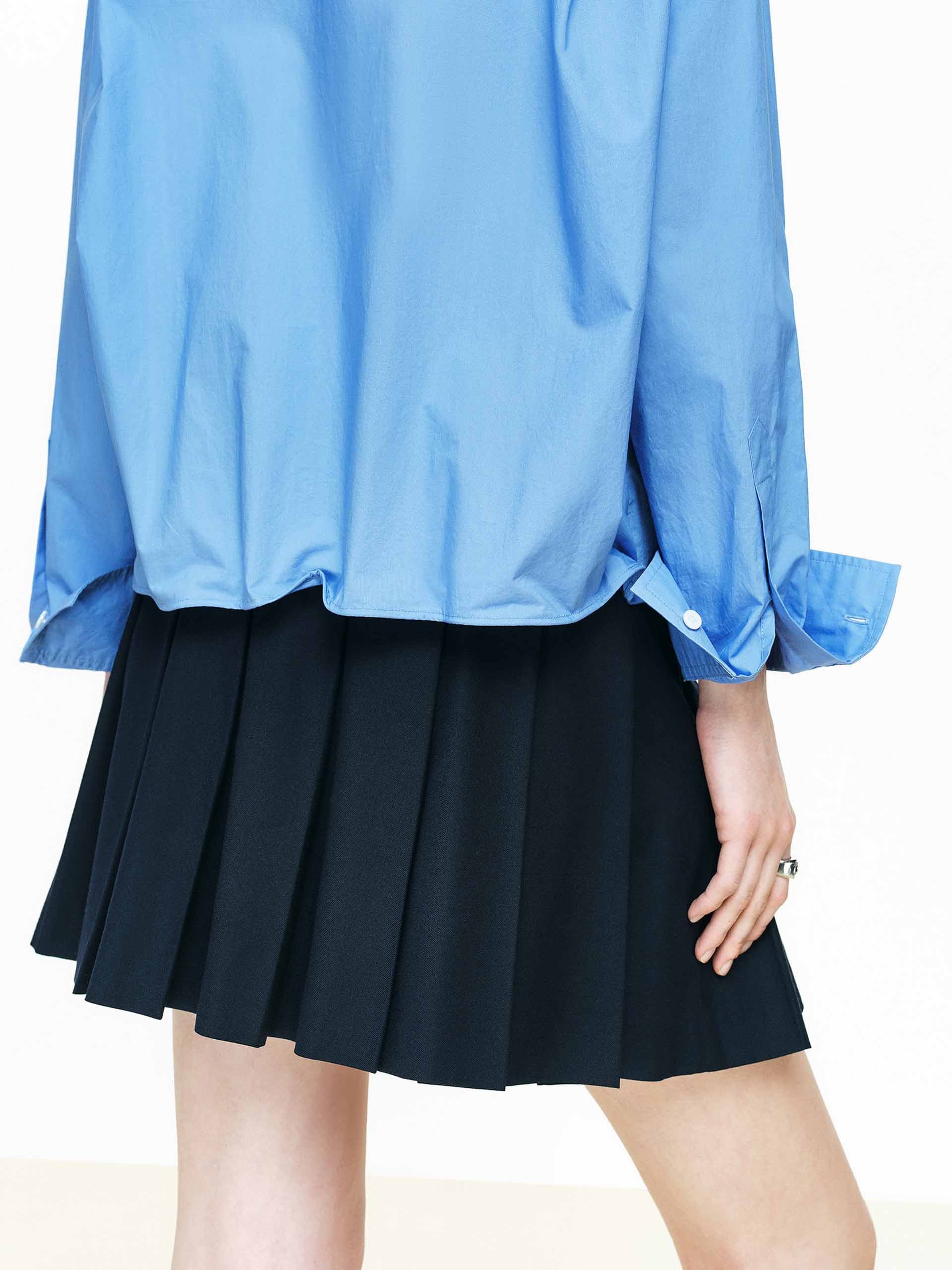 Contrast Inner Pleated Skirt - Image 8