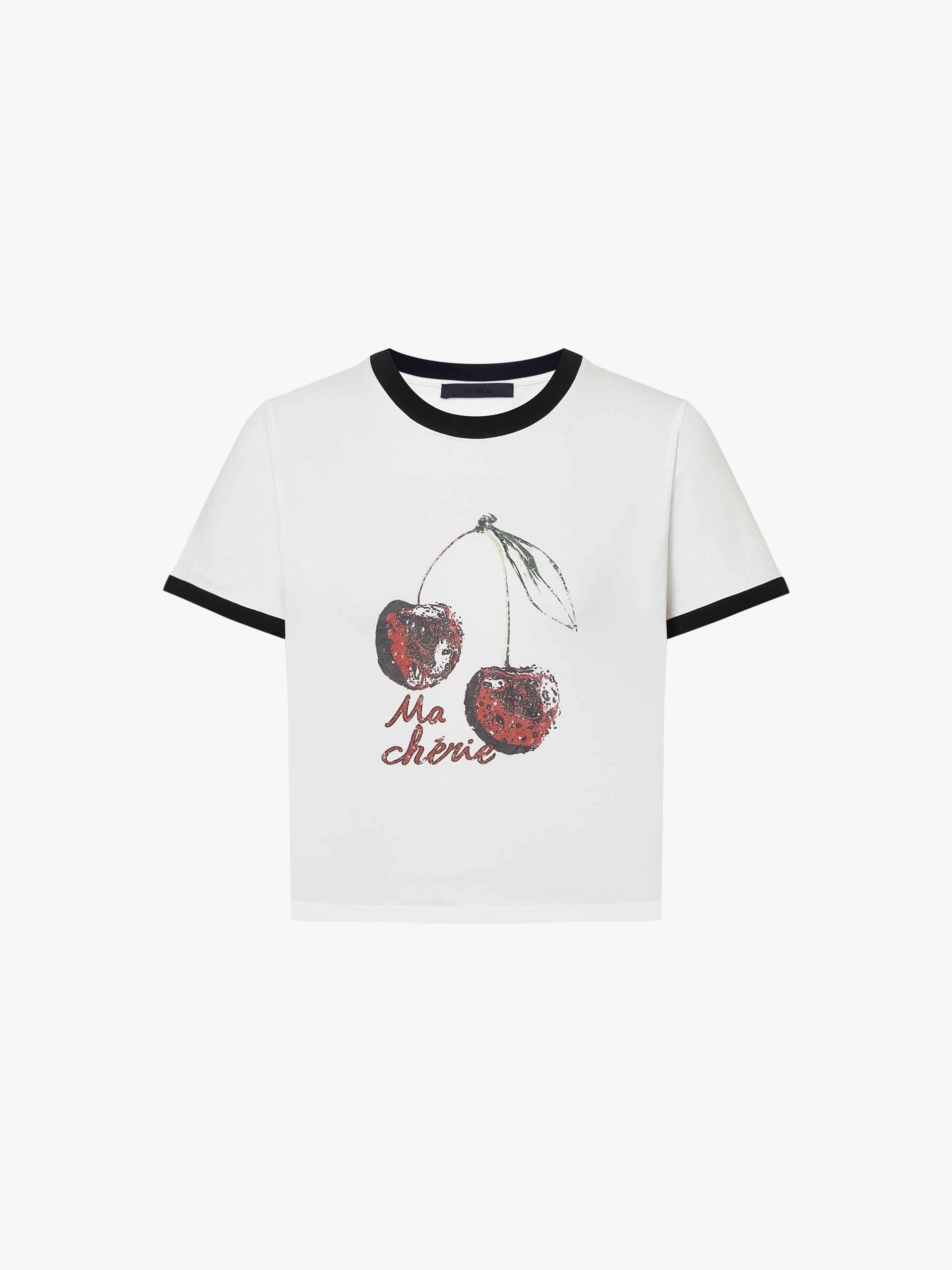 Contrast Logo Cropped T-shirt - Image 5