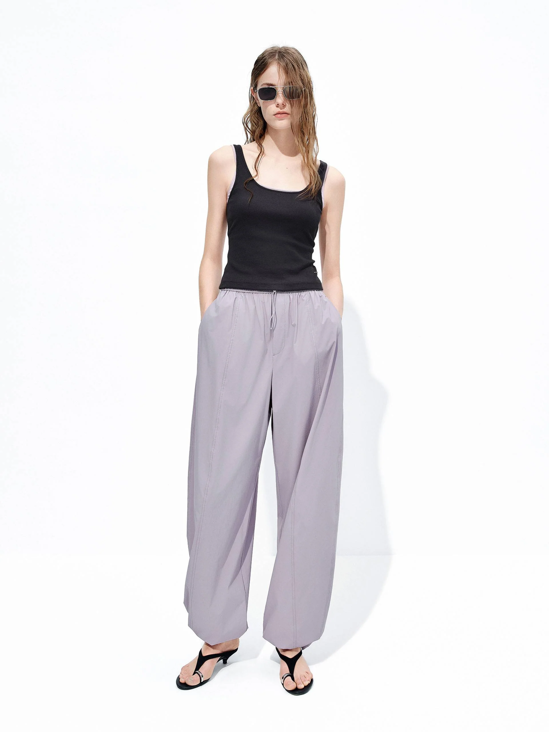 Contrast Paneled Knit Tank - Image 10