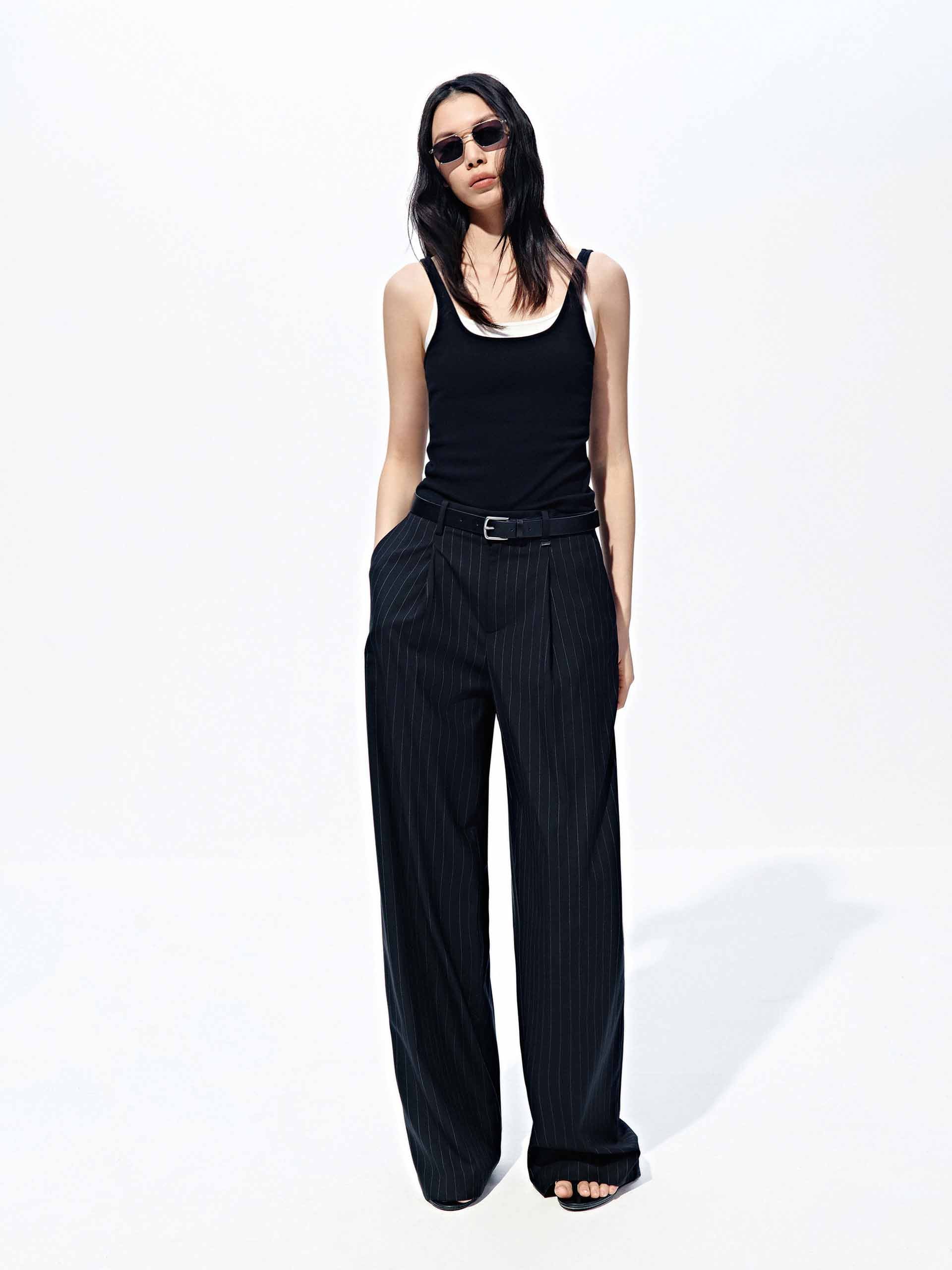 Contrast Paneled Knit Tank - Image 18