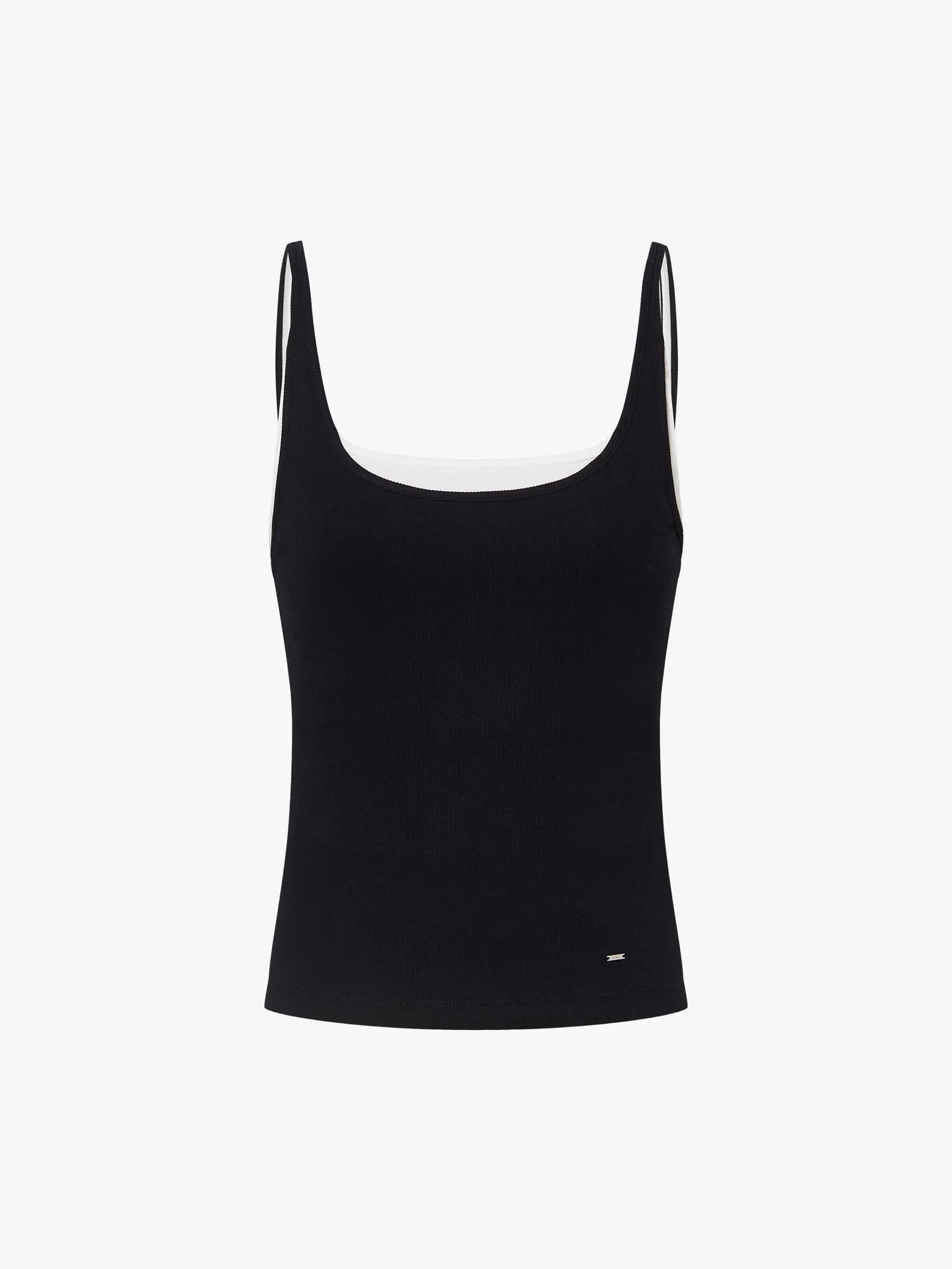 Contrast Paneled Knit Tank - Image 21