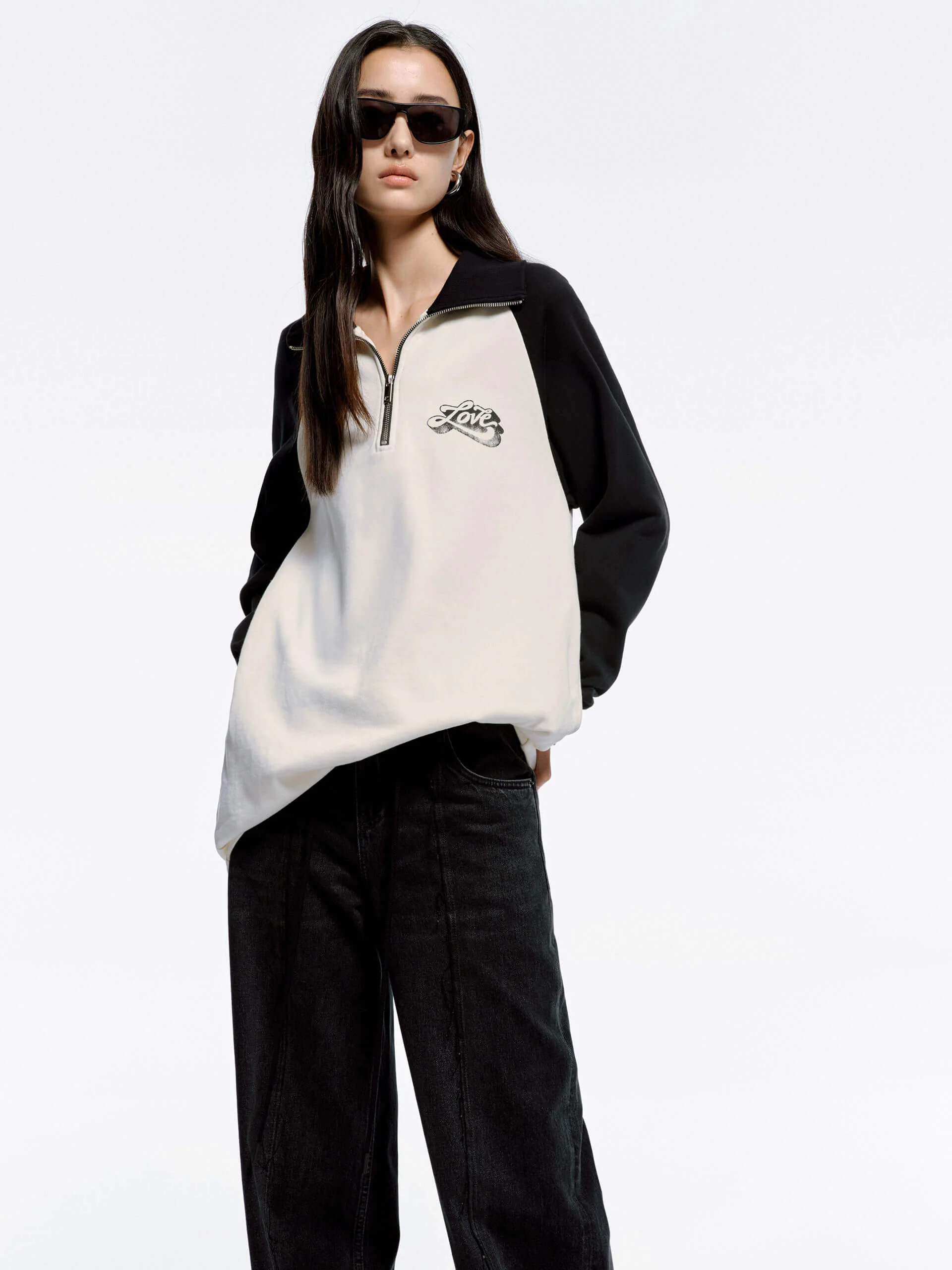 Contrast Polo Collar Mini Dress - Image 7