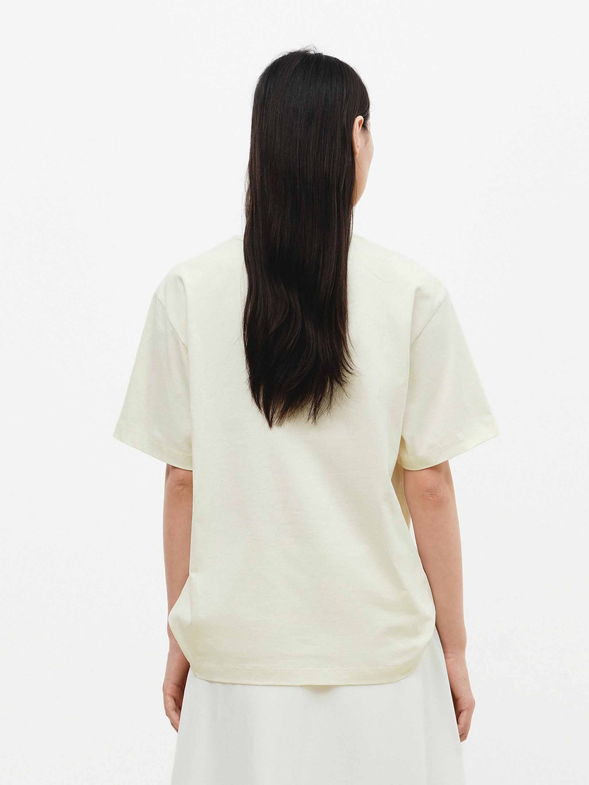 Contrast Print Cotton T-shirt - Image 11