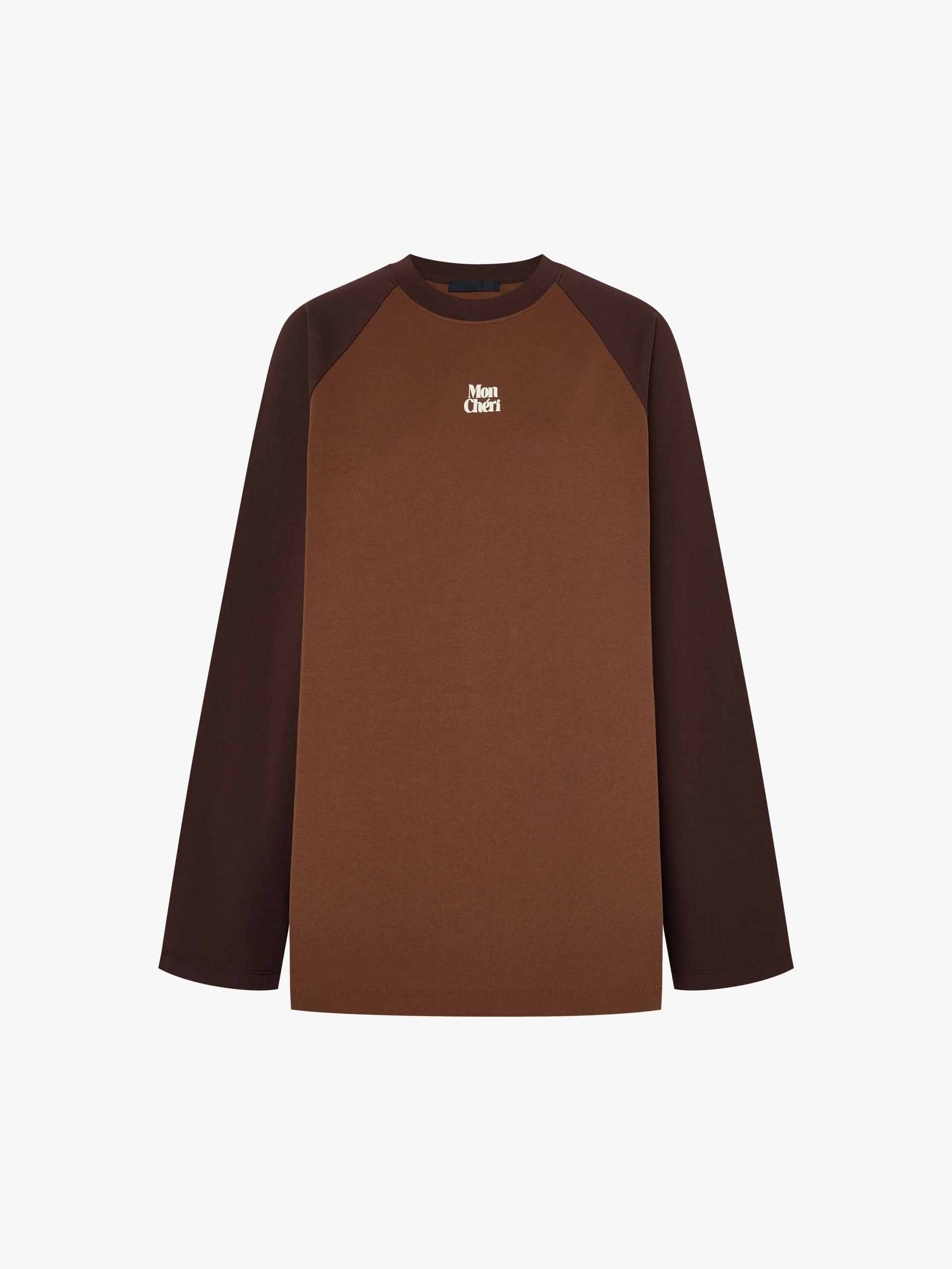 Contrast Raglan Sleeves T-shirt - Image 5