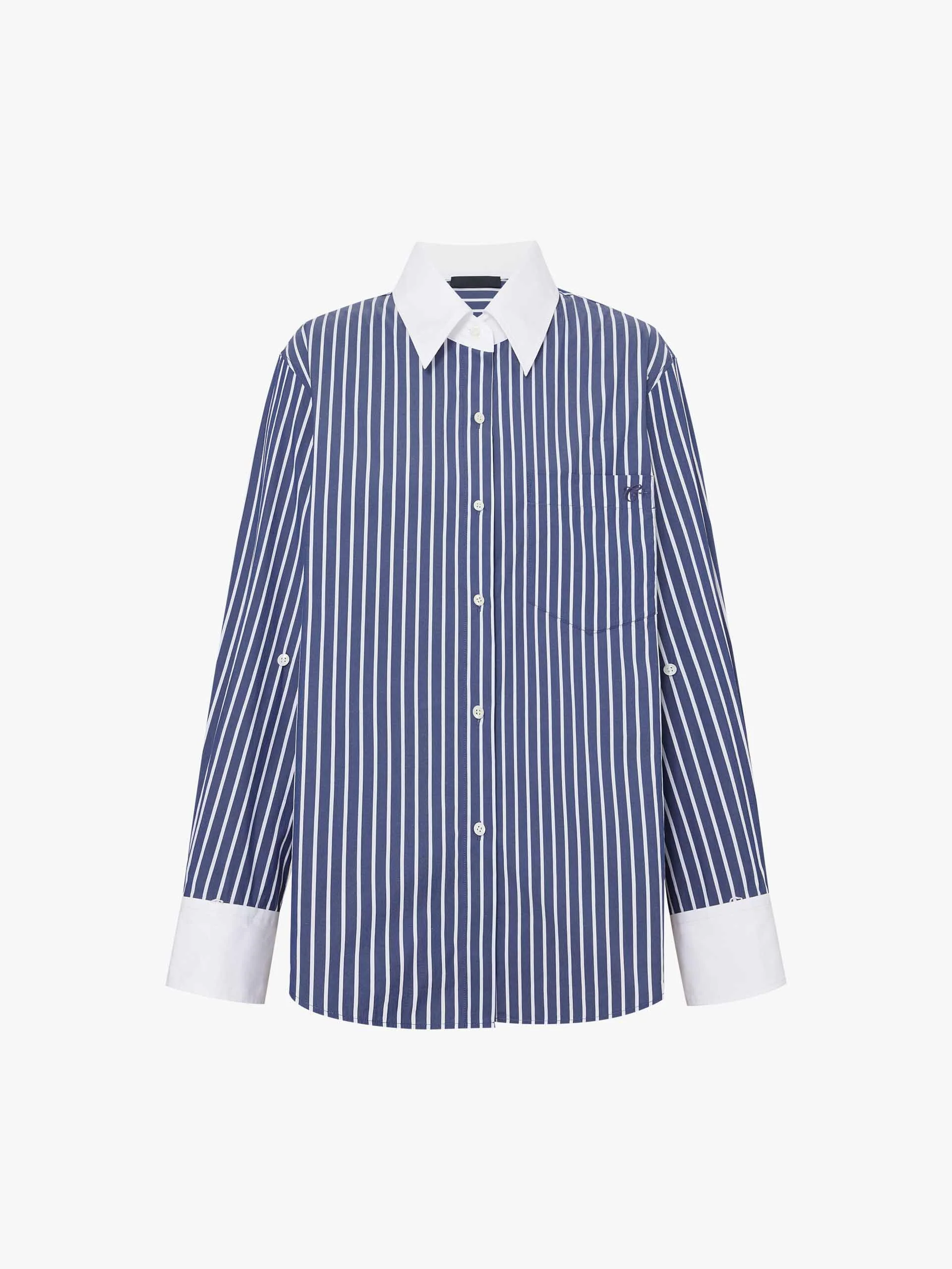 Contrast Striped Shirt - Image 5