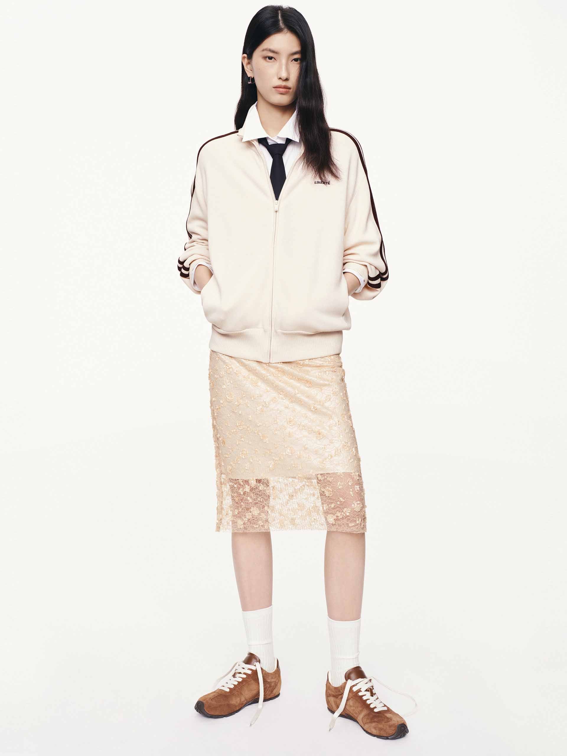 Contrast Trim Knitted Cardigan - Image 10