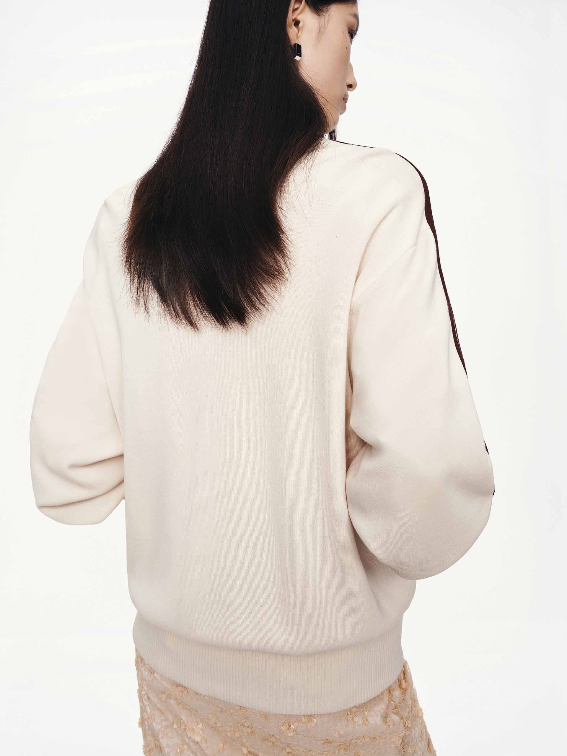 Contrast Trim Knitted Cardigan - Image 16