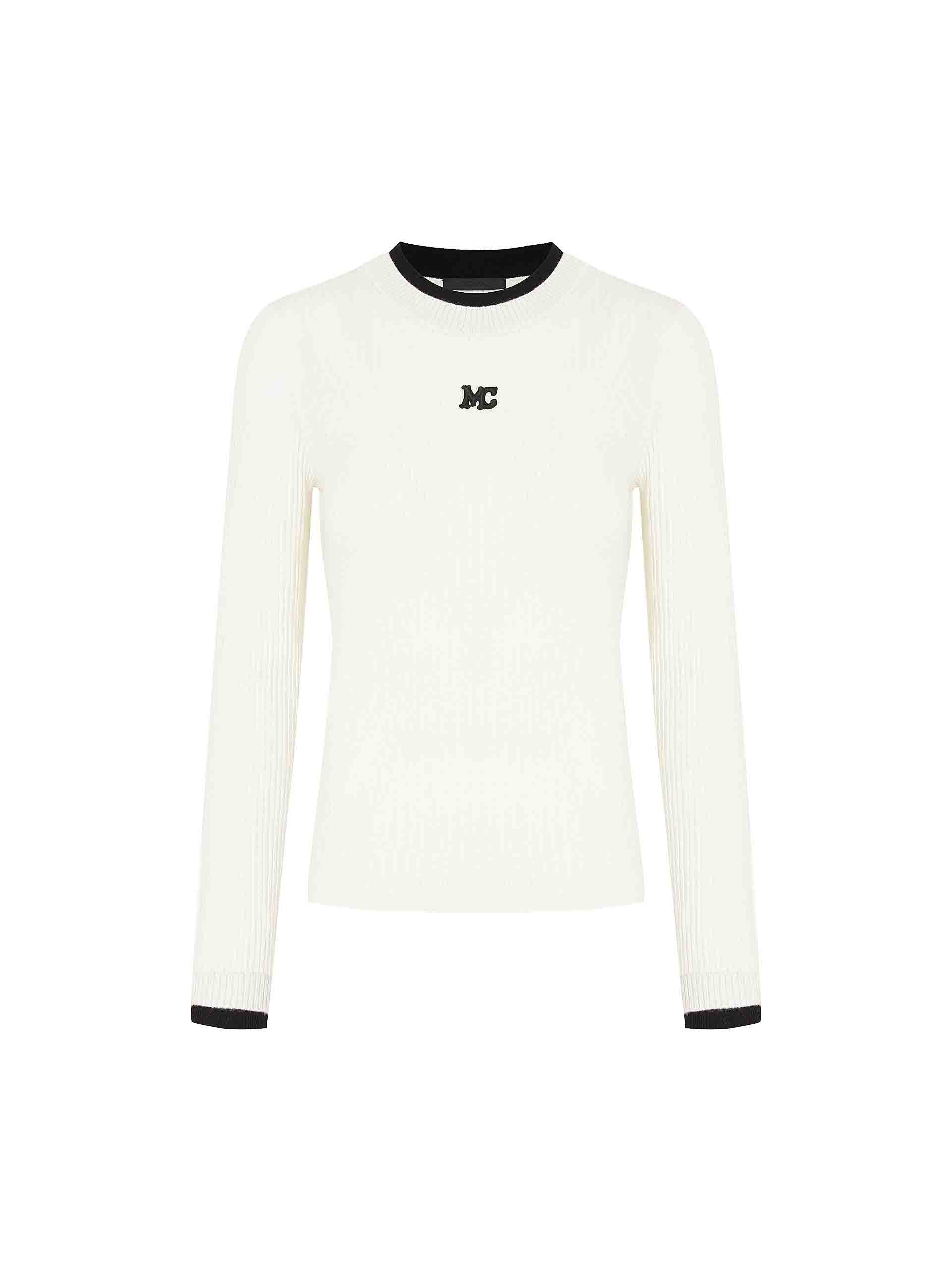 Contrast Trim Knitted Top - Image 13