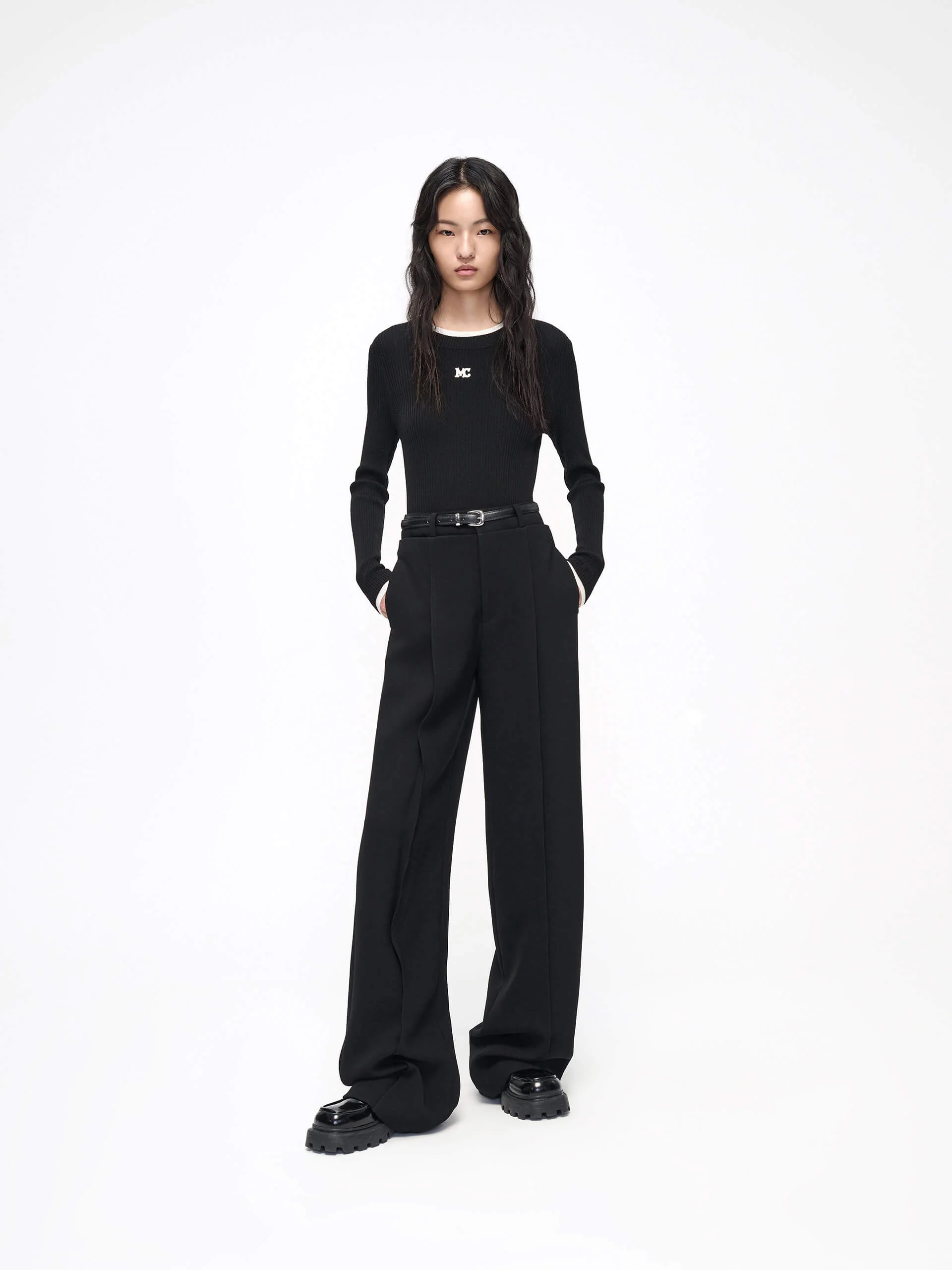 Contrast Trim Knitted Top - Image 23